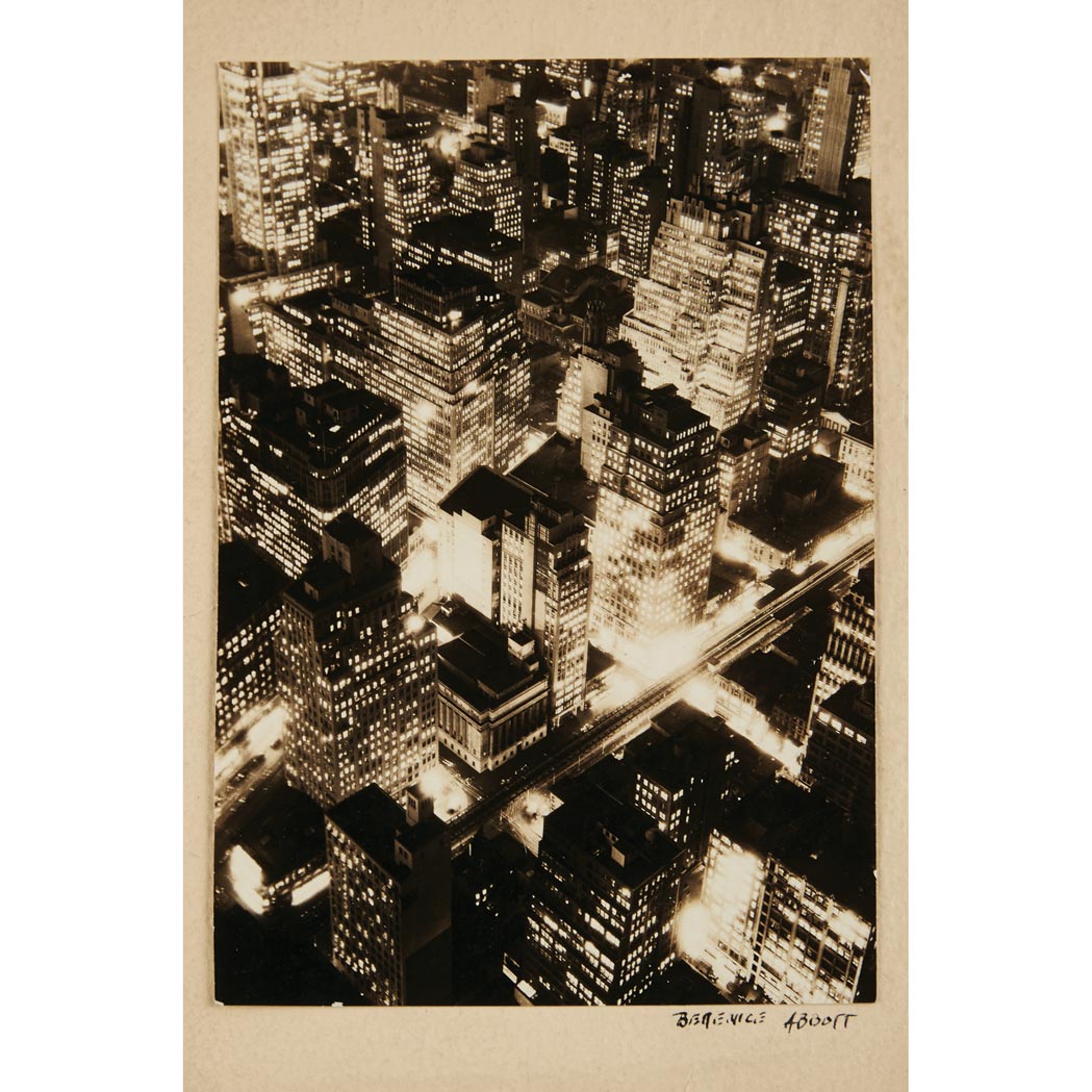 Lot image - ABBOTT, BERENICE (1898-1981)  New York at Night