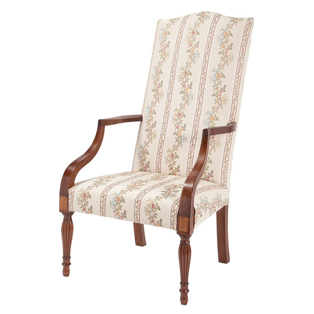 Lot image - Federal Mahogany Lolling Chair