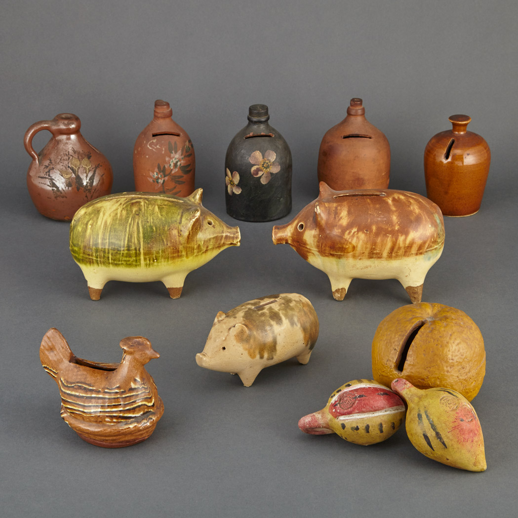 Lot image - Group of Pottery Banks