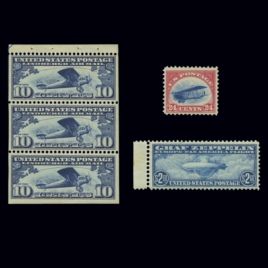 Lot image - United States Air Post Stamps