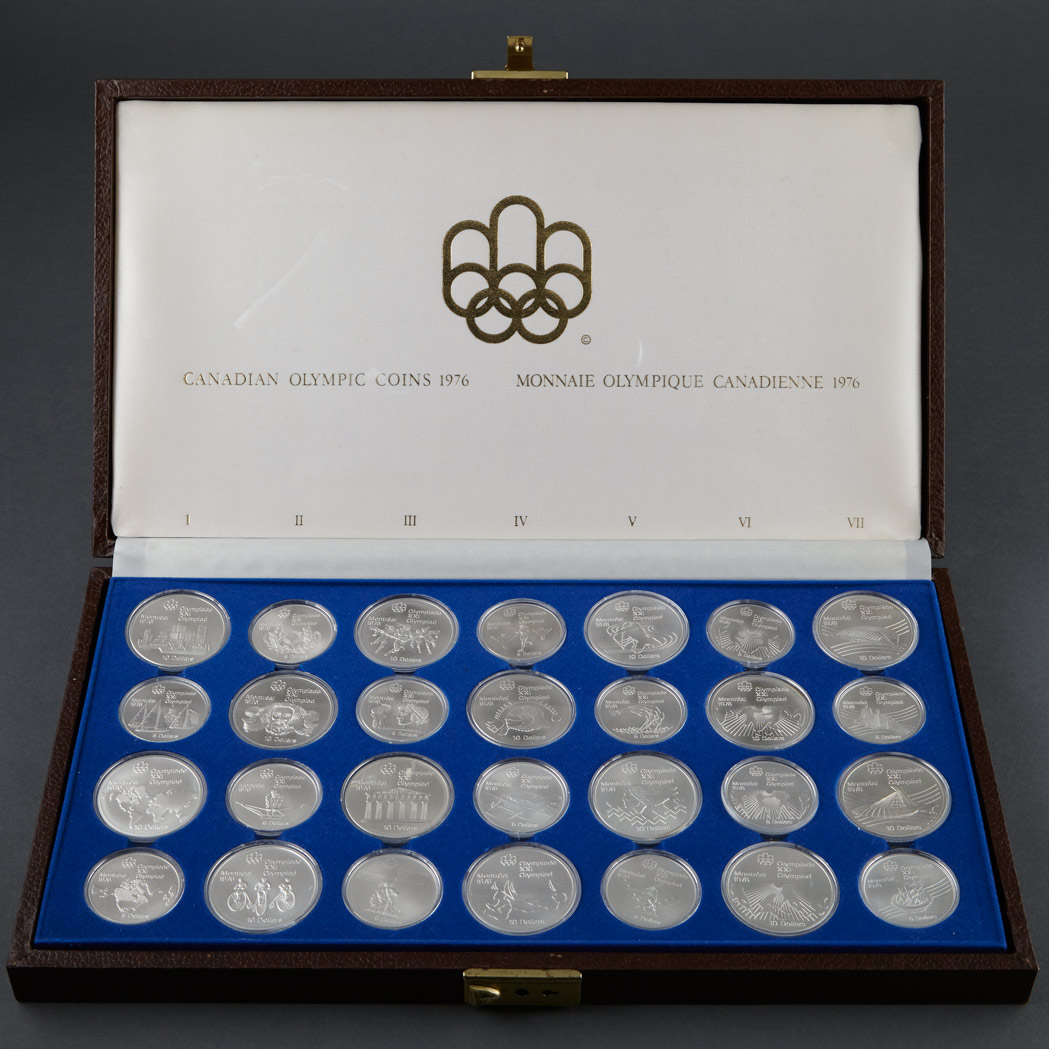 Lot image - Canada 1976 Olympic Silver Presentation Set