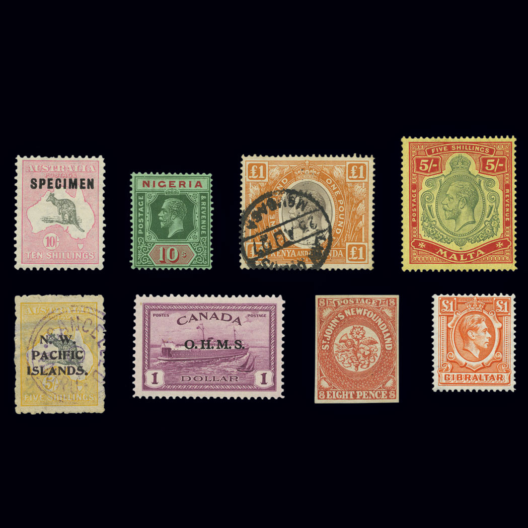 Lot image - British Commonwealth Stamp Group