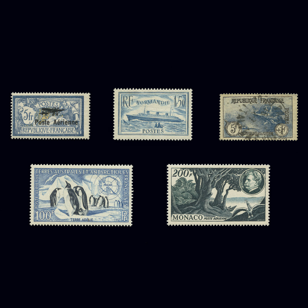 Lot image - France and Monaco Stamp Selection
