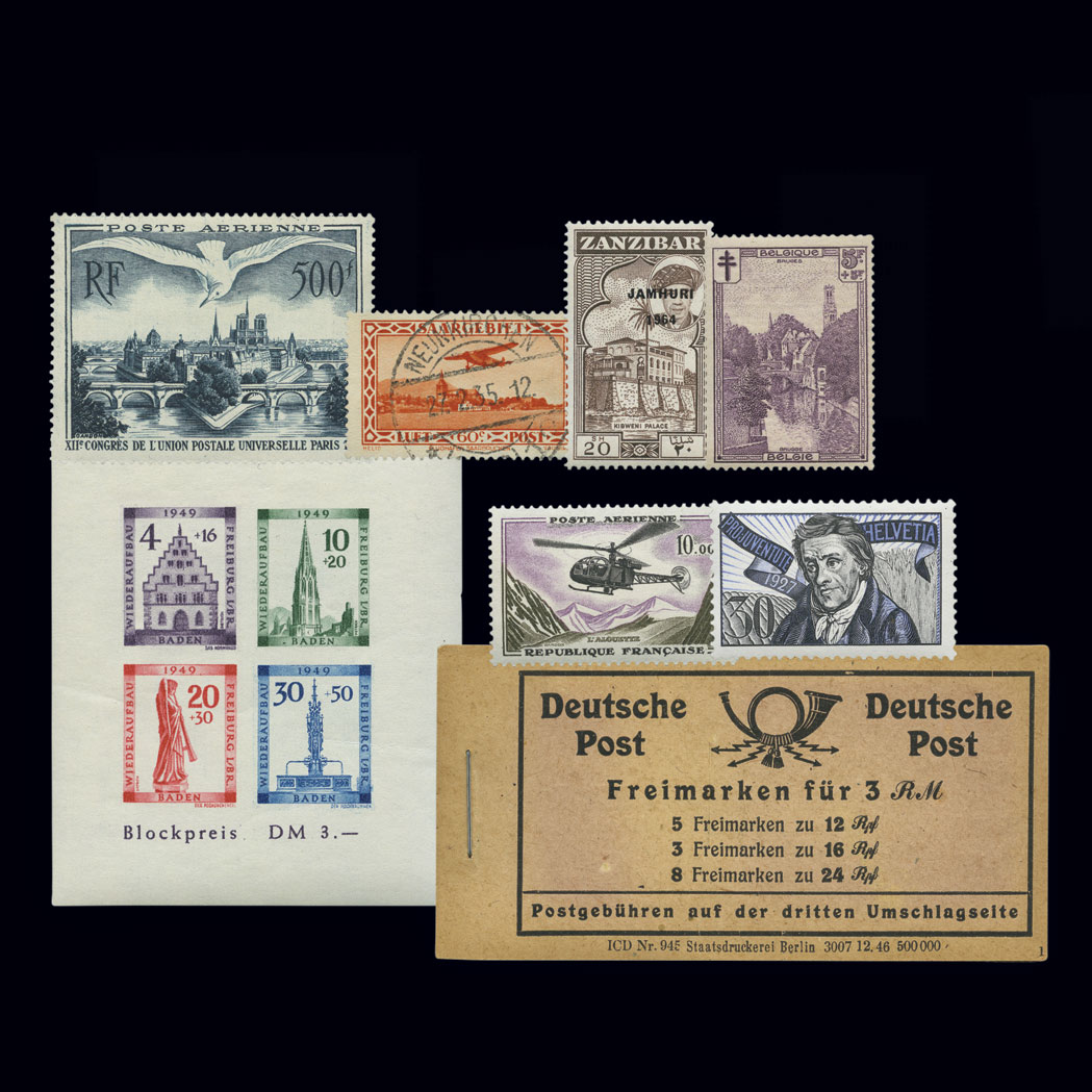 Lot image - European and Scandinavia Stamp Group