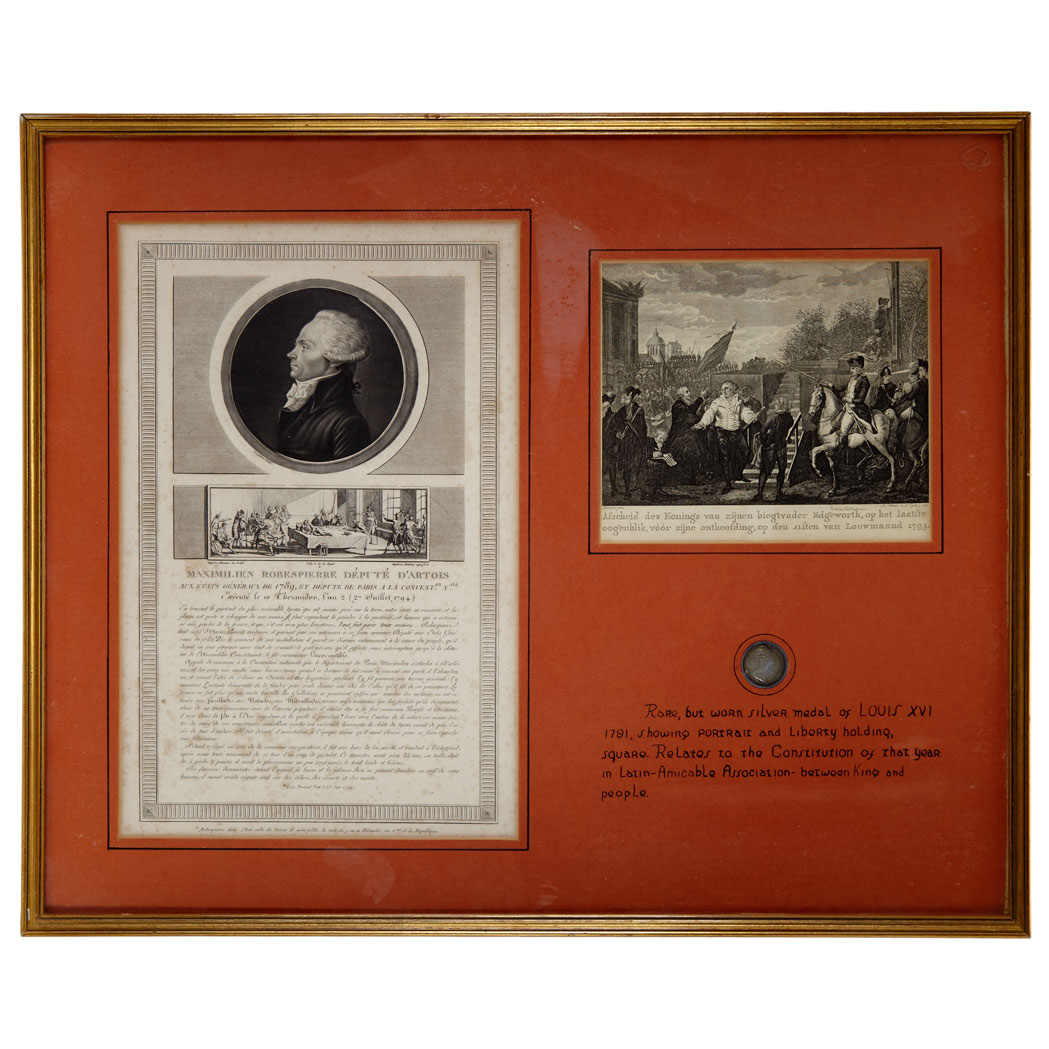 Lot image - Louis XVI Silver Medallion