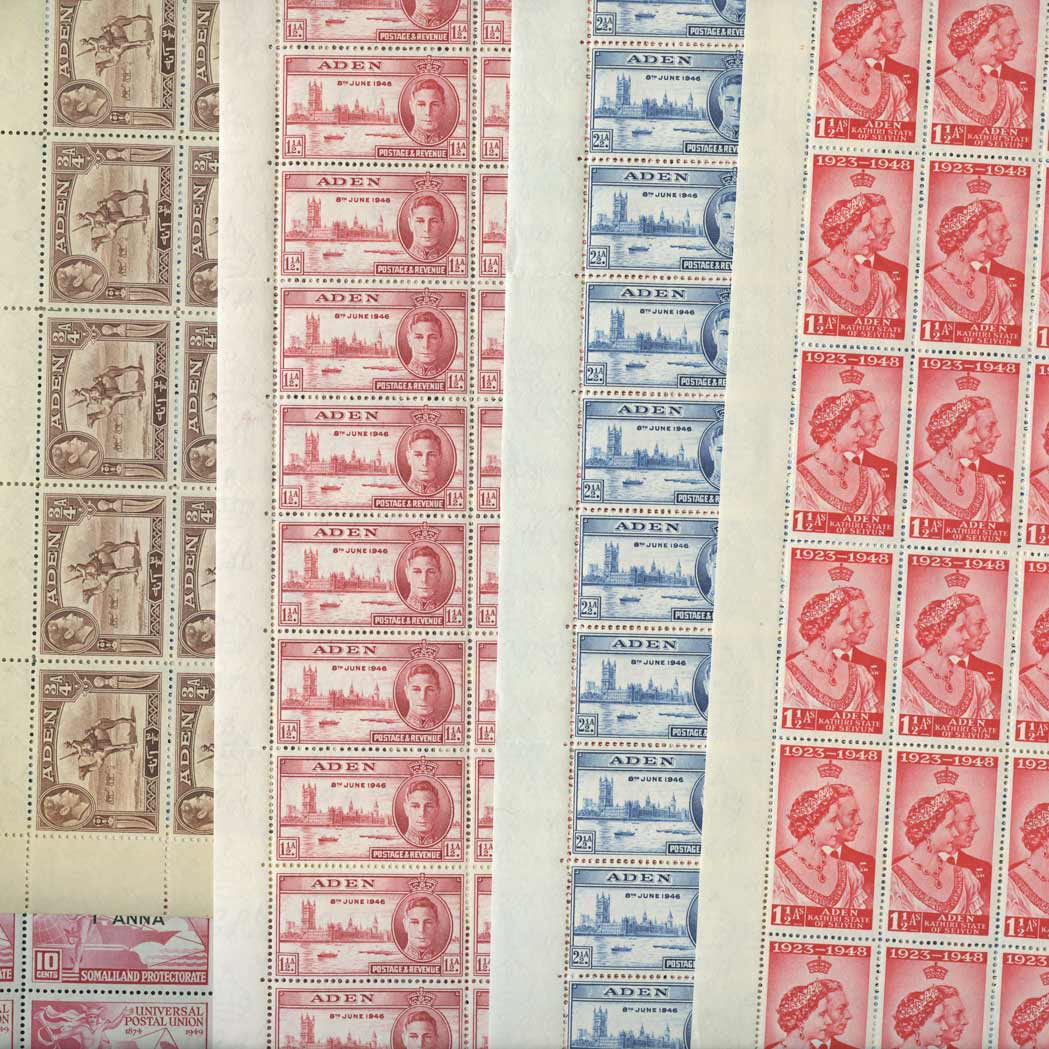 Lot image - British Asia Sheet Lot
