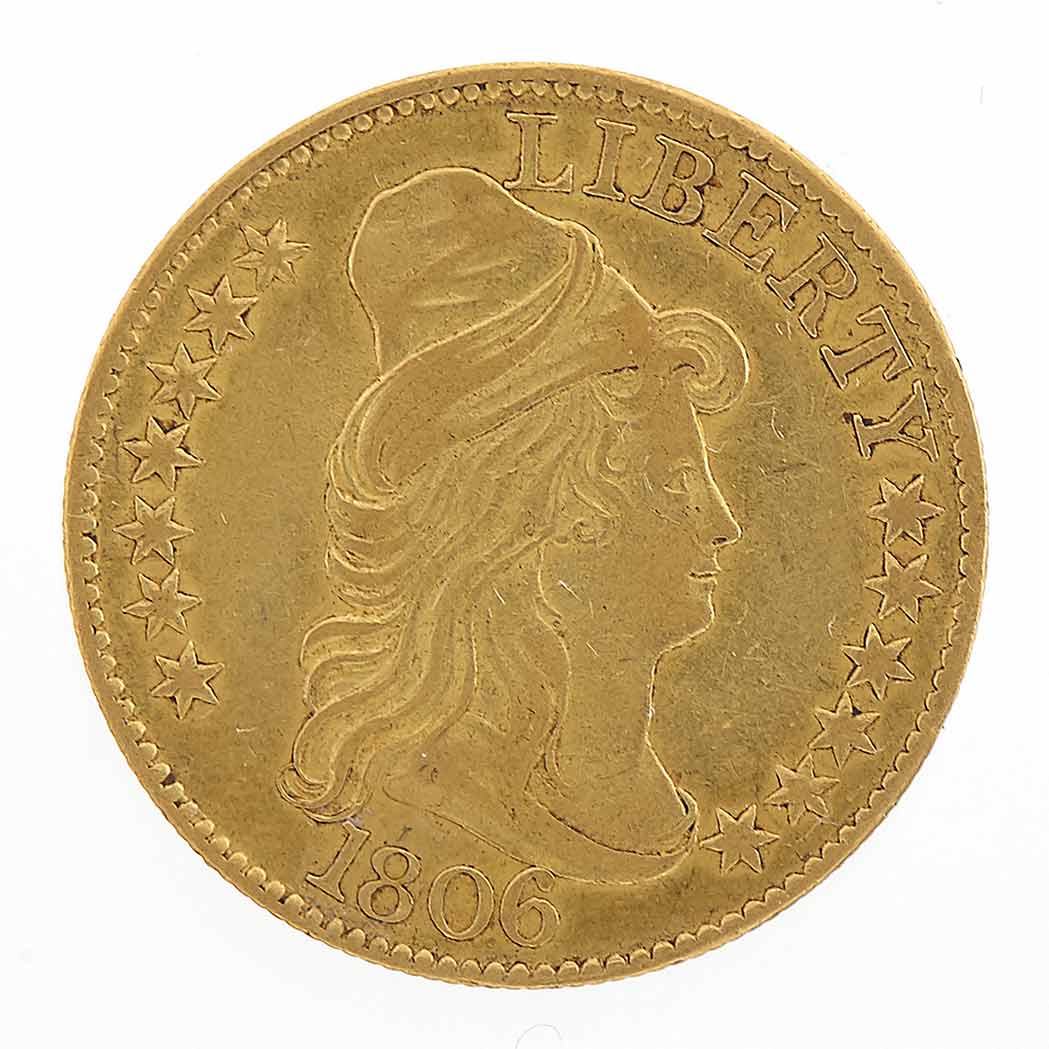 Lot image - United States 1806 $5 Heraldic Eagle Reverse