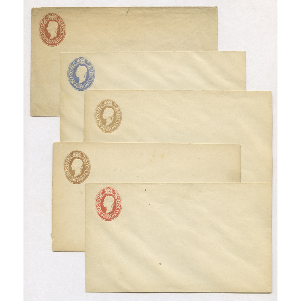 Lot image - Austrian Postal Stationary Envelopes