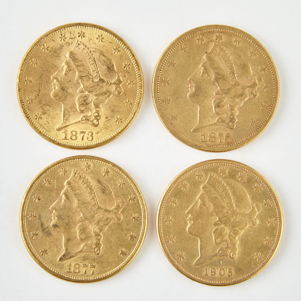 Lot image - United States $20 Liberty Group