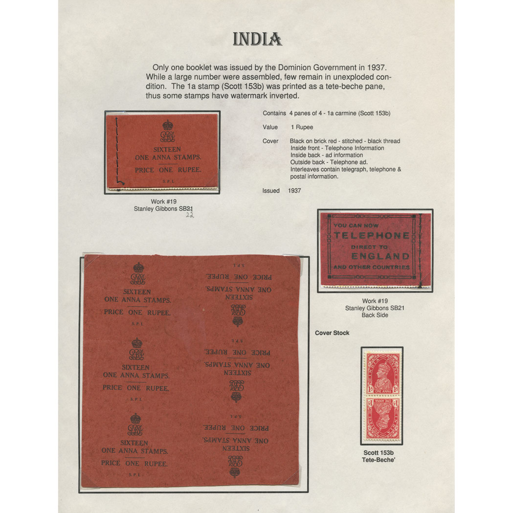 Lot image - British Commonwealth Booklets