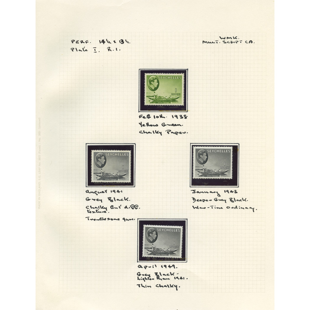 Lot image - Seychelles George VI 1938 to 1968