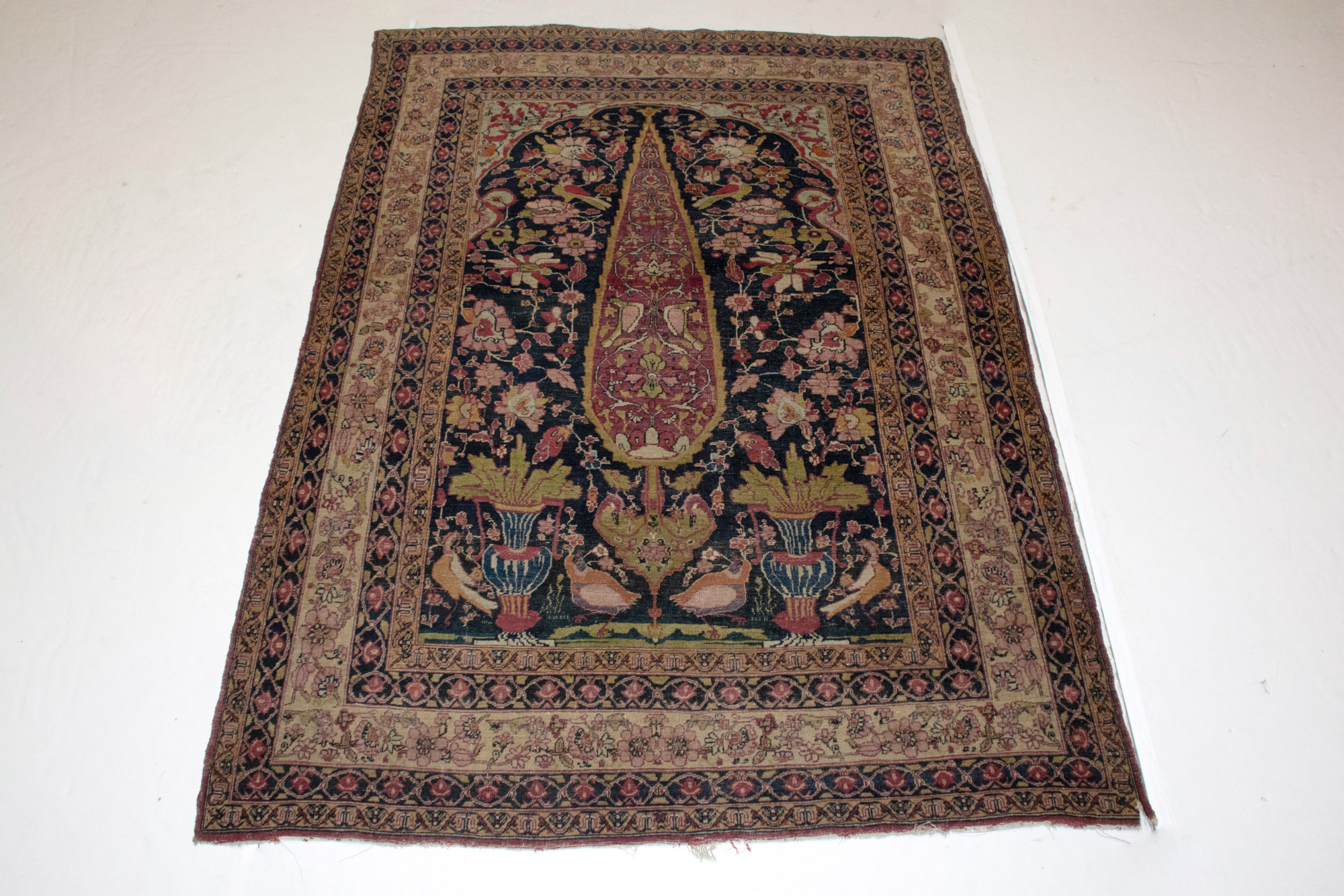 Lot image - Lavar Kerman Prayer Rug
