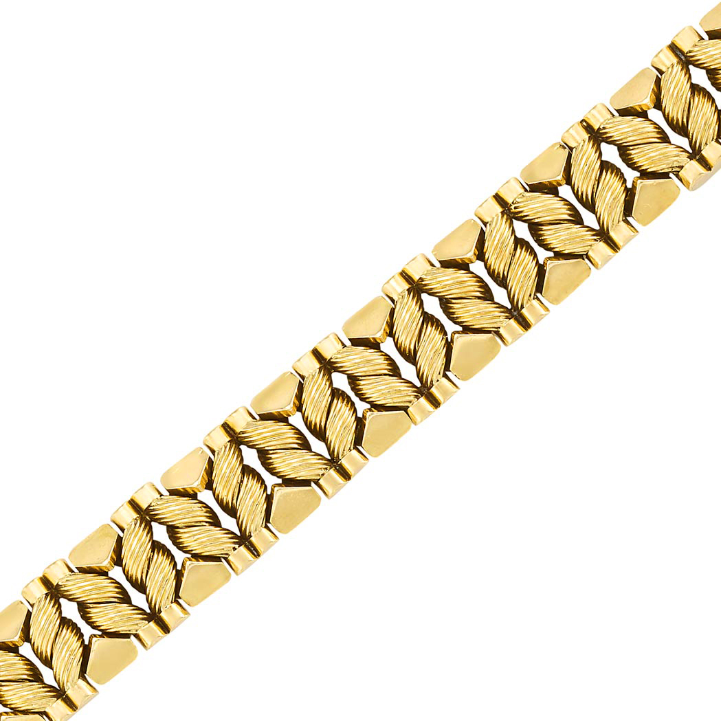 Lot image - Gold Bracelet, Georges L'Enfant