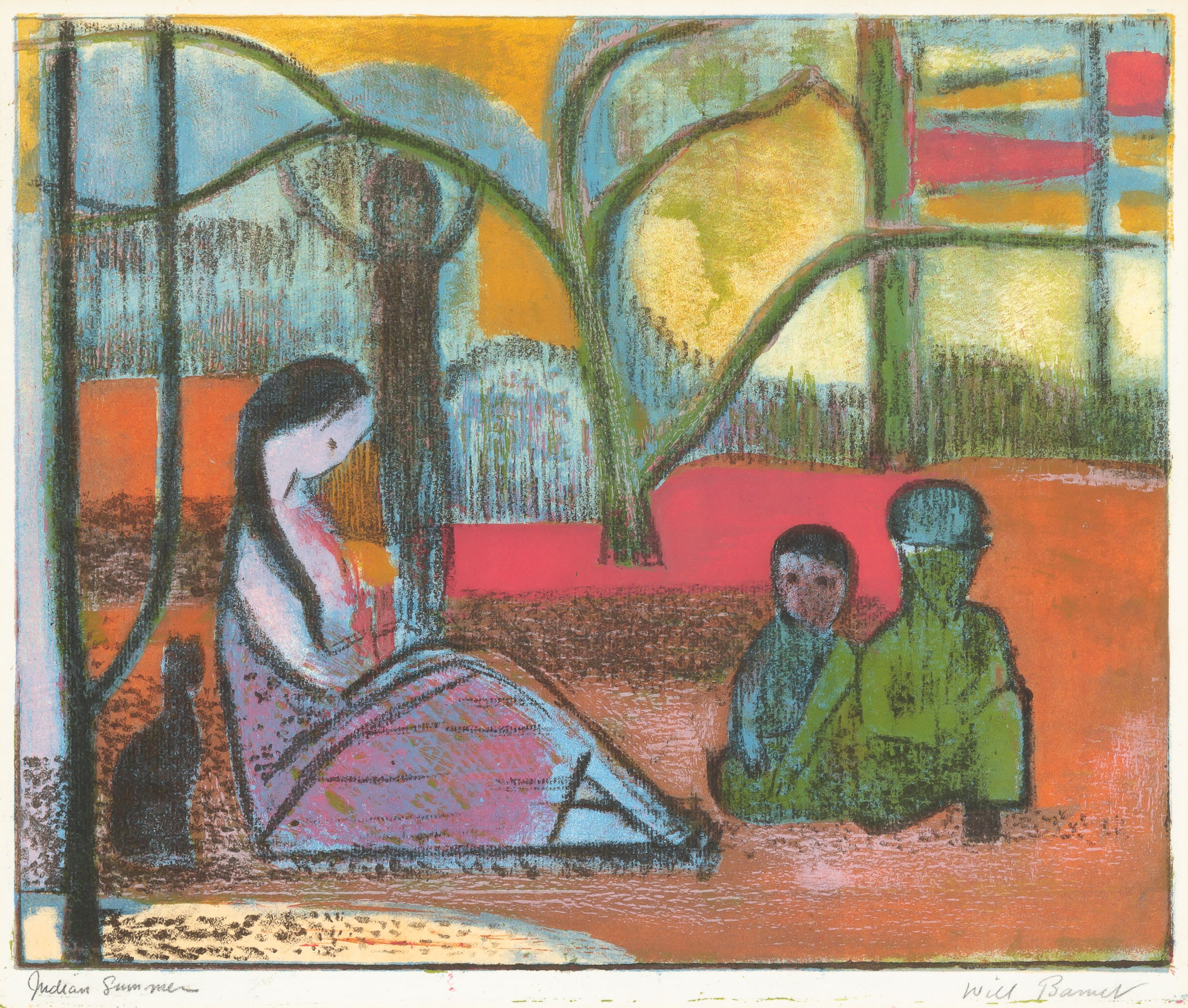 Lot image - Will Barnet (1911-2012)