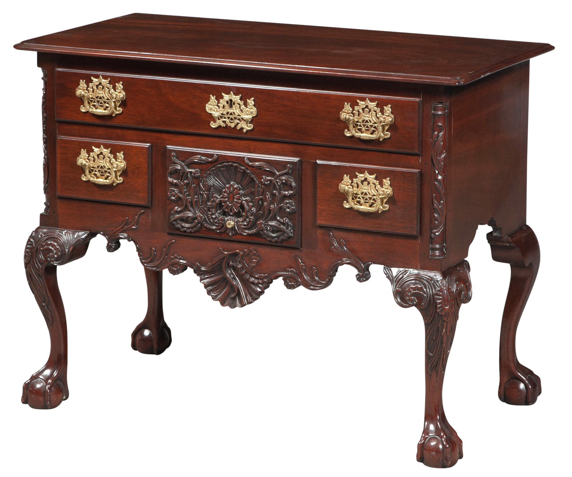 Lot image - Kindel for Winterthur Chippendale Philadelphia Style Dressing Table