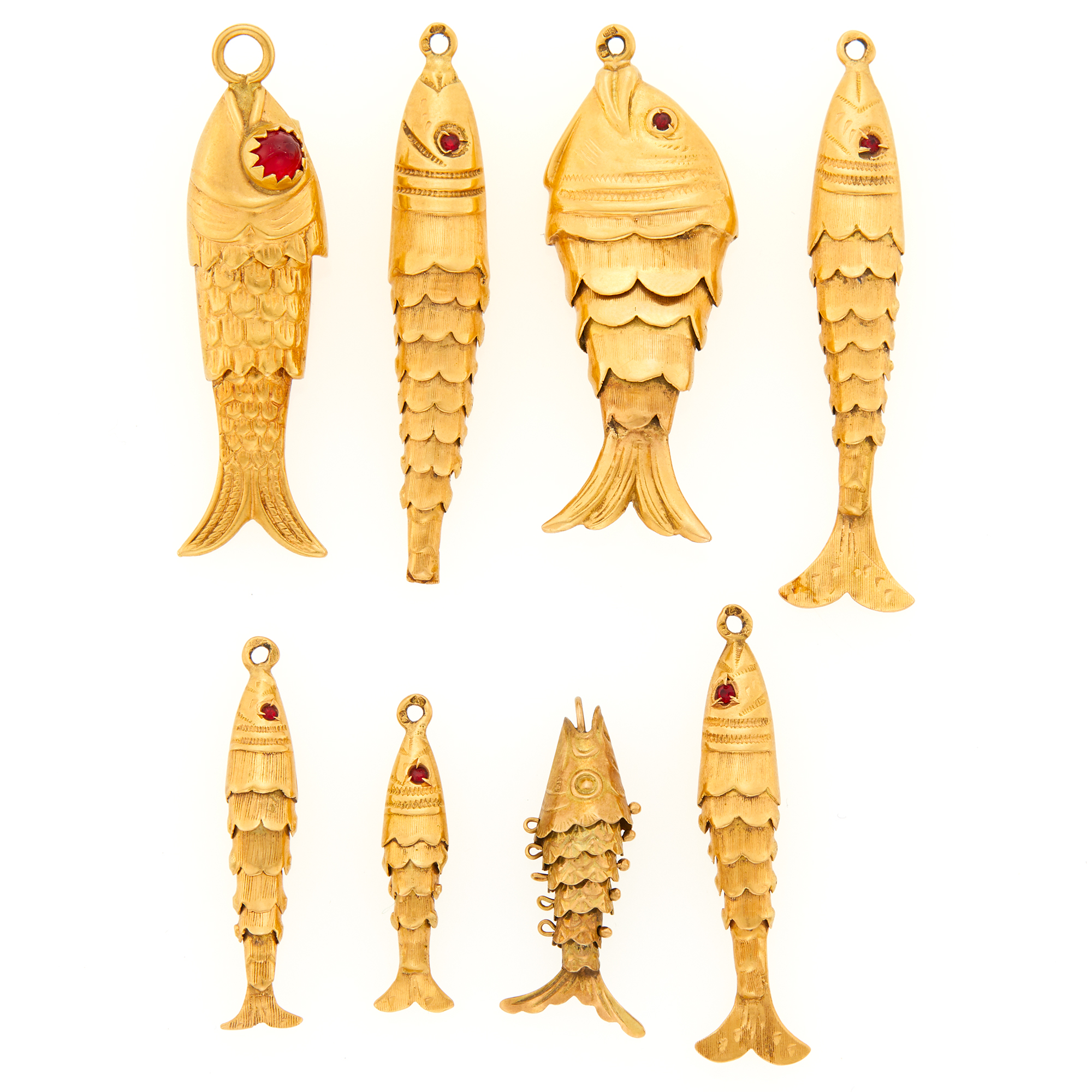 Lot image - Gold Fish Charms