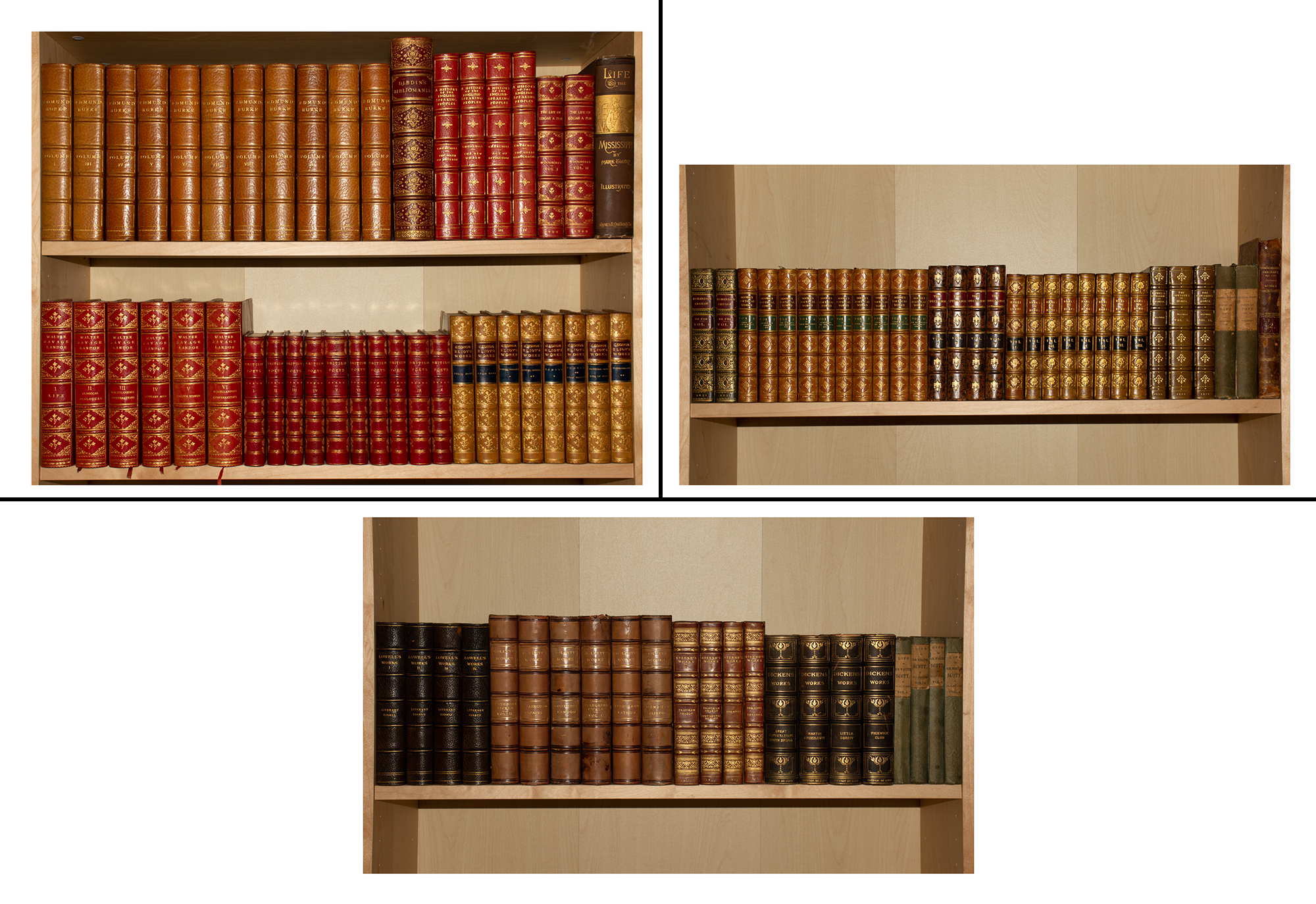 Lot image - [ANTIQUARIAN and BINDINGS]  Group of approximately seventy-sive volumes of antiquarian or binding interest.