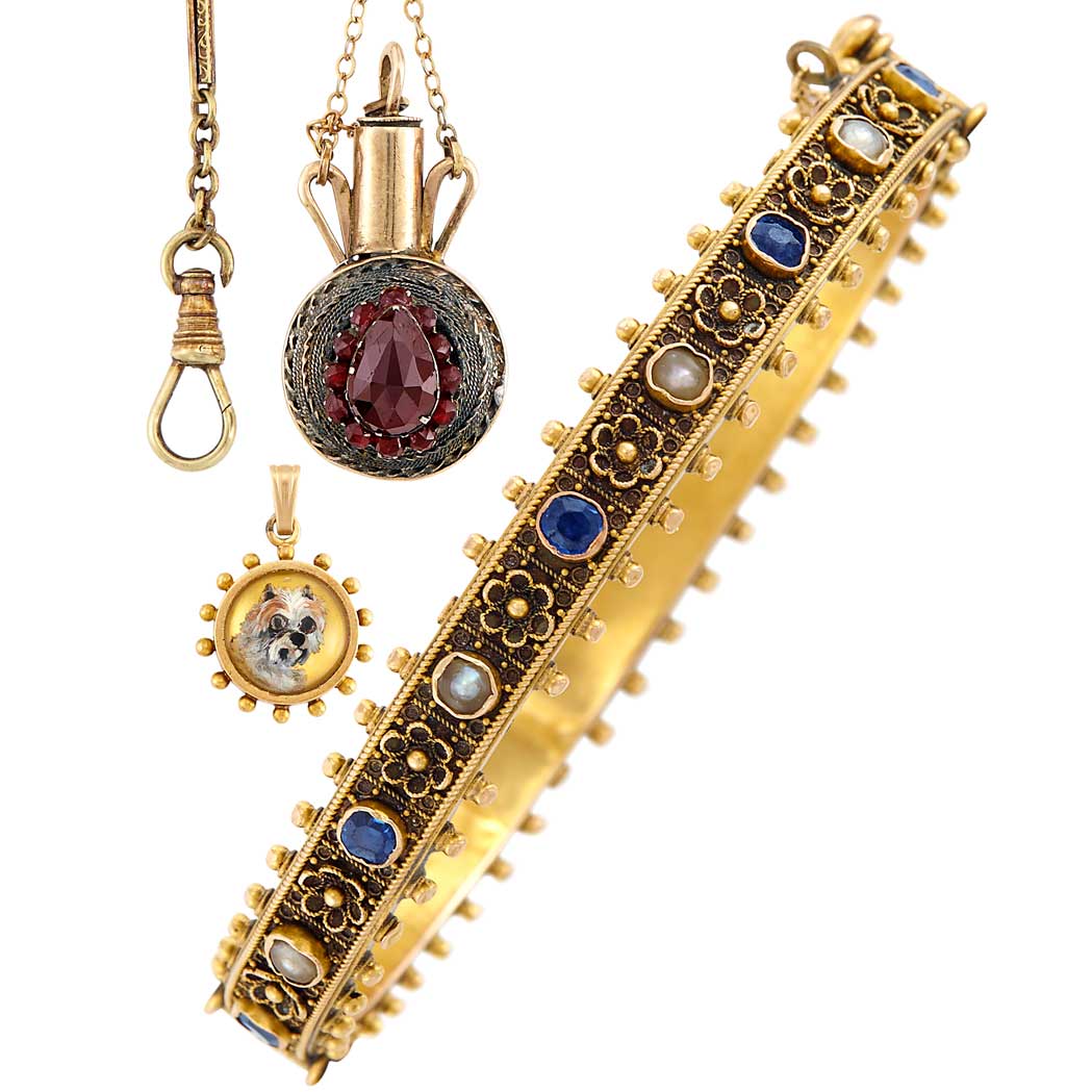 Lot image - Group of Antique Jewelry