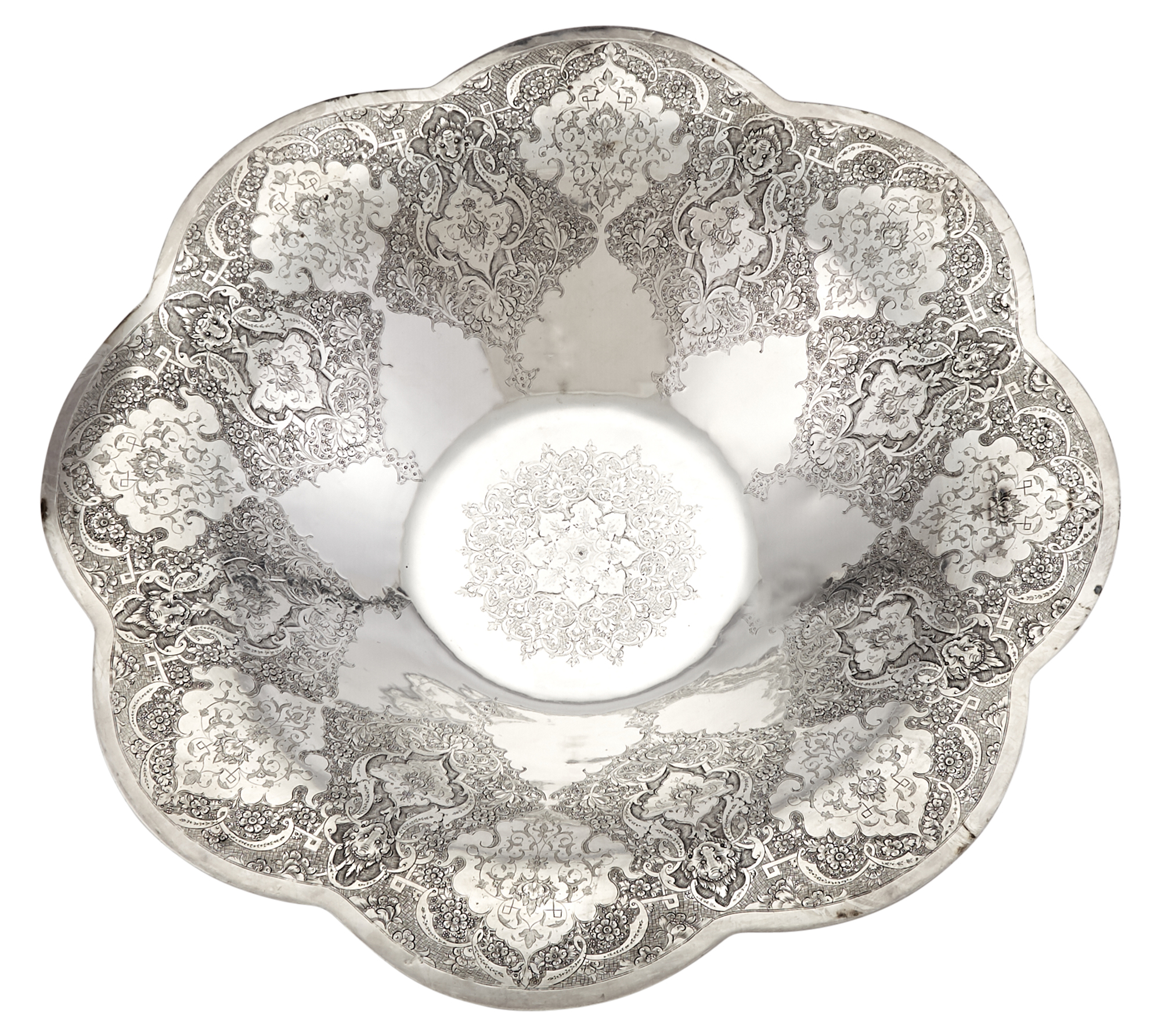 Lot image - Middle Eastern Silver Footed Bowl