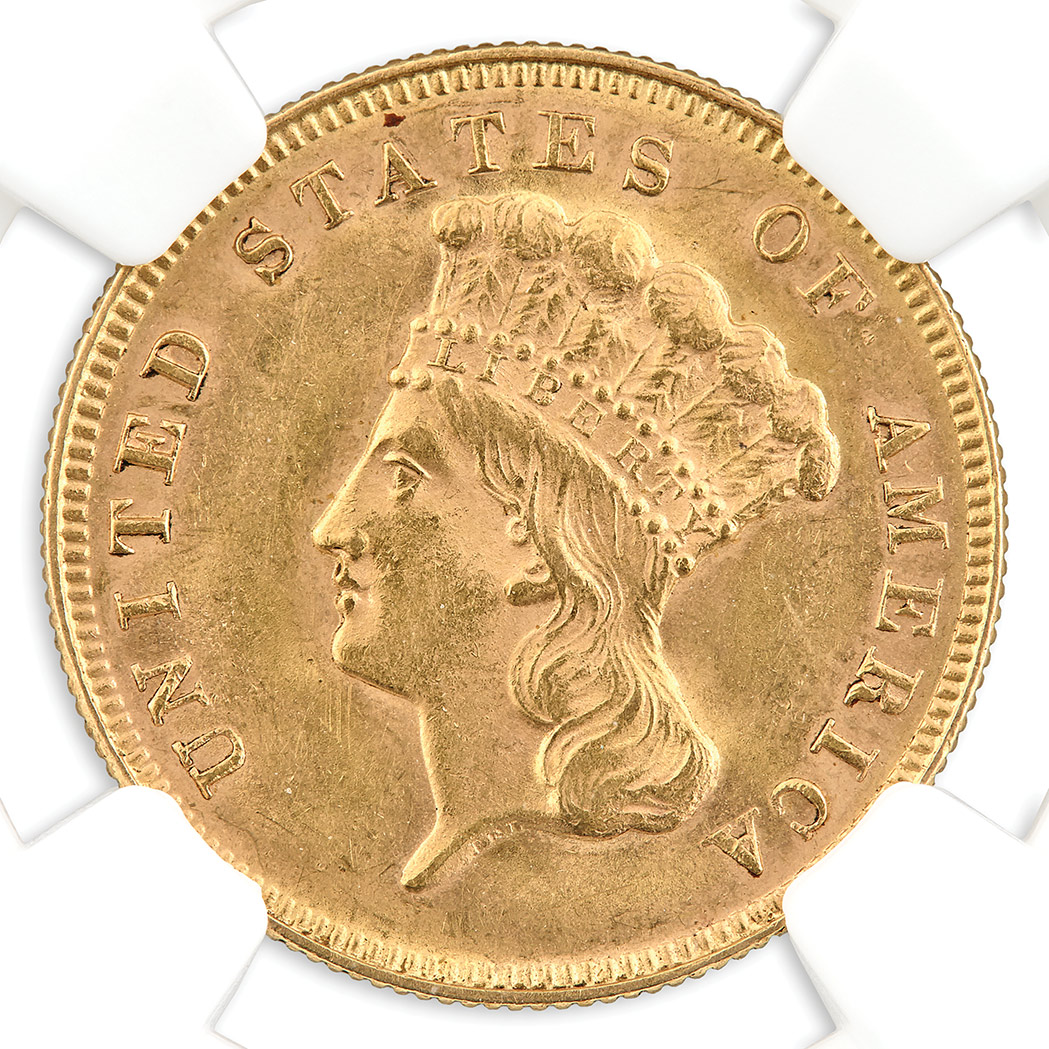 Lot image - United States 1878 $3 Princess