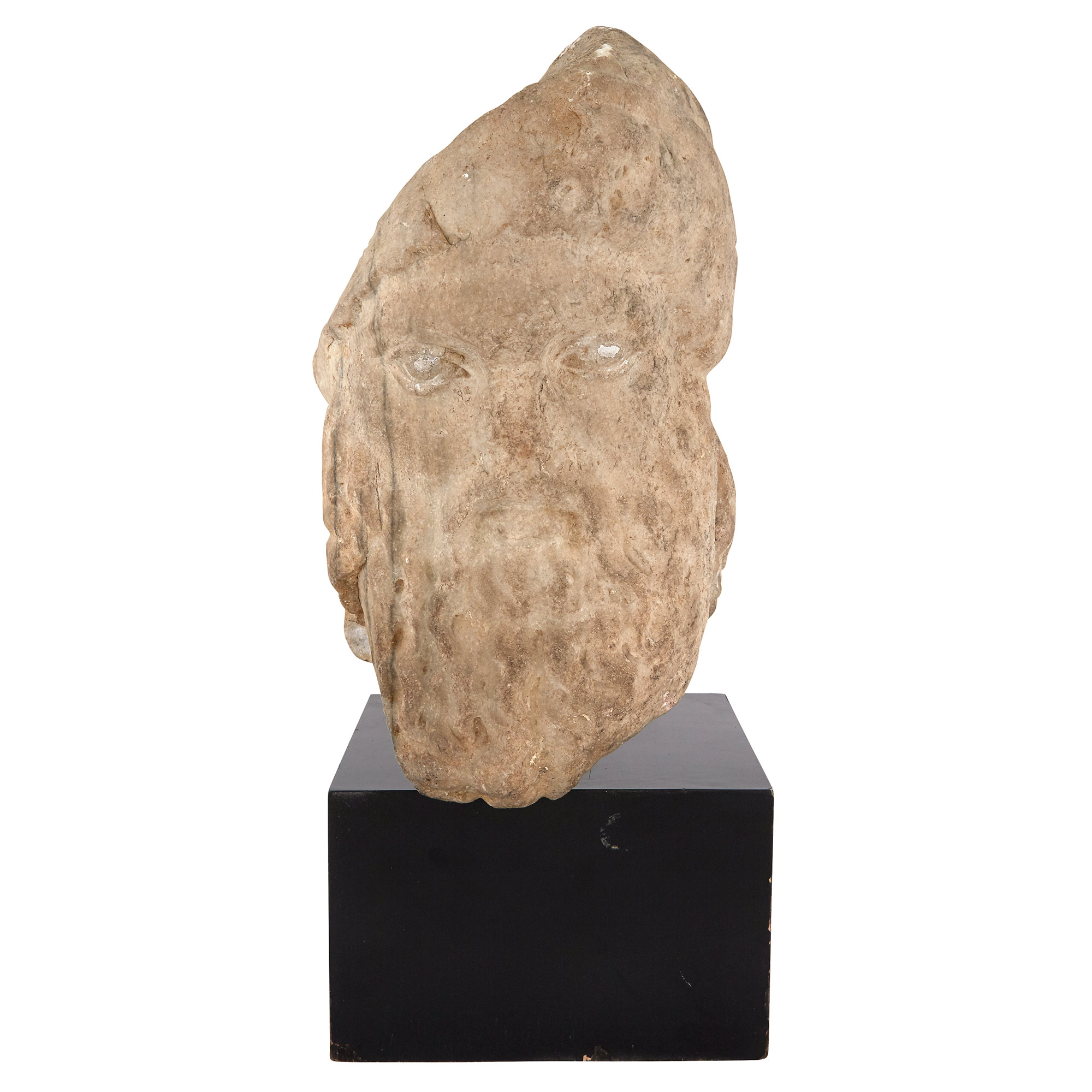 Lot image - Marble Head of Hermes