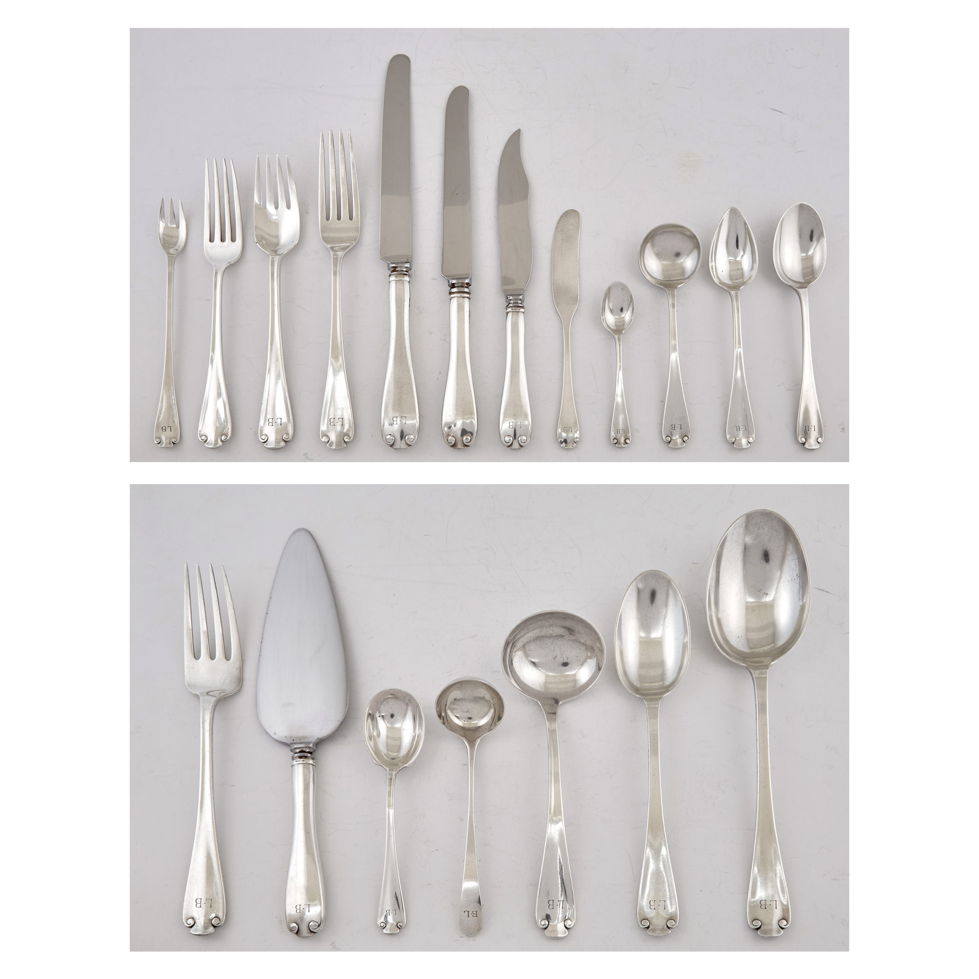 Lot image - Tiffany & Co. Sterling Silver Flemish