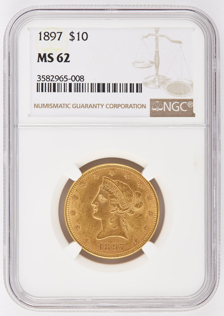 Lot image - United States 1897 $10 Liberty