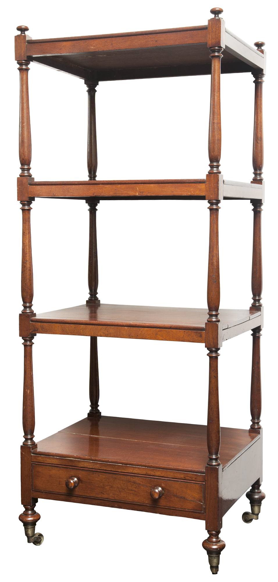 Lot image - George IV Mahogany Four-Tier Étagère