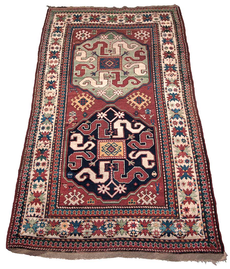 Lot image - Cloudband Kazak Rug