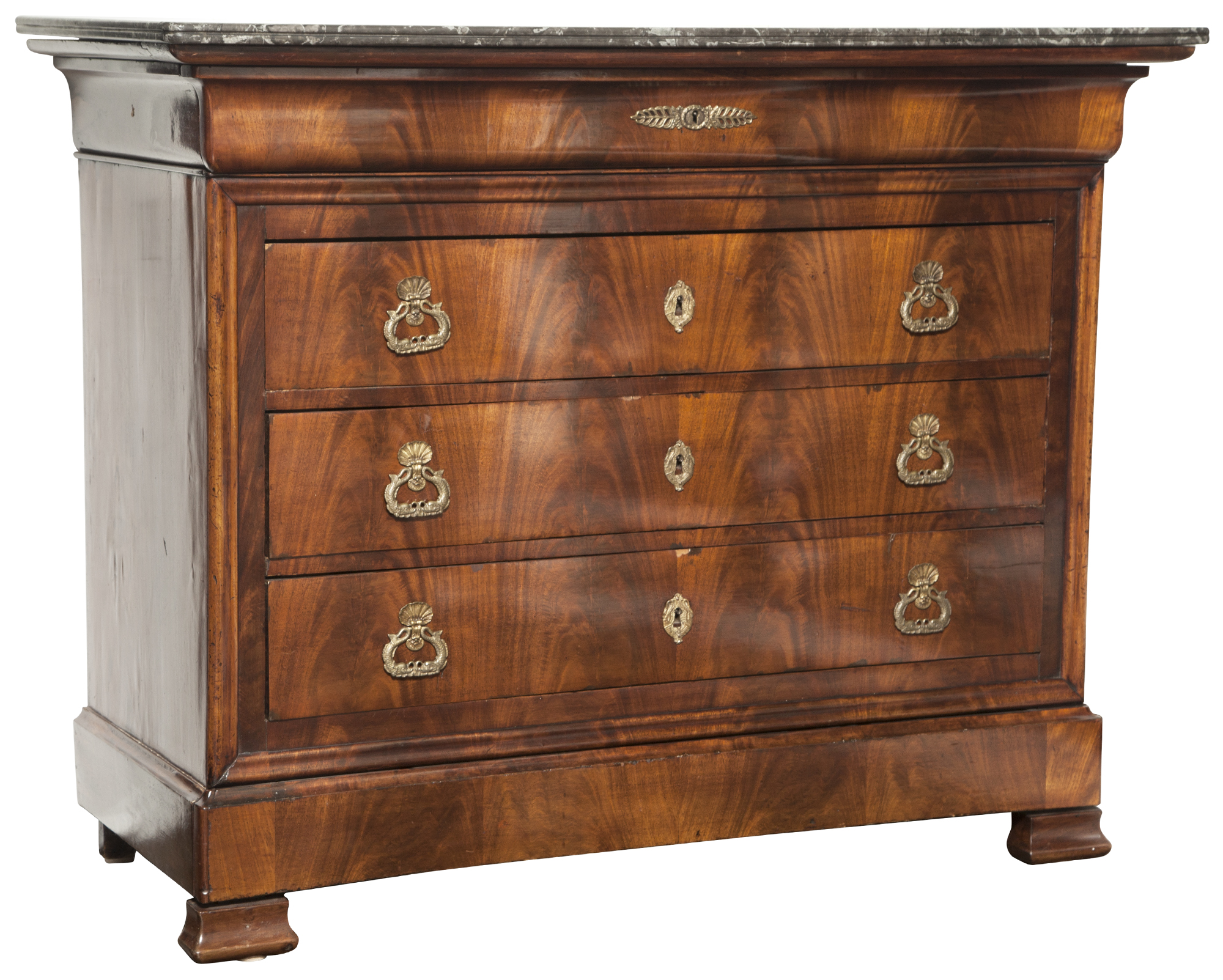 Lot image - Charles X Mahogany Commode