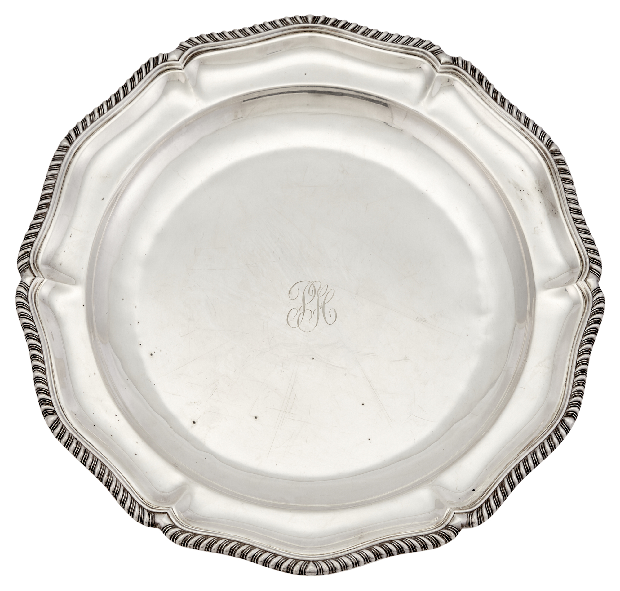 Lot image - Mexican Sterling Silver Tray