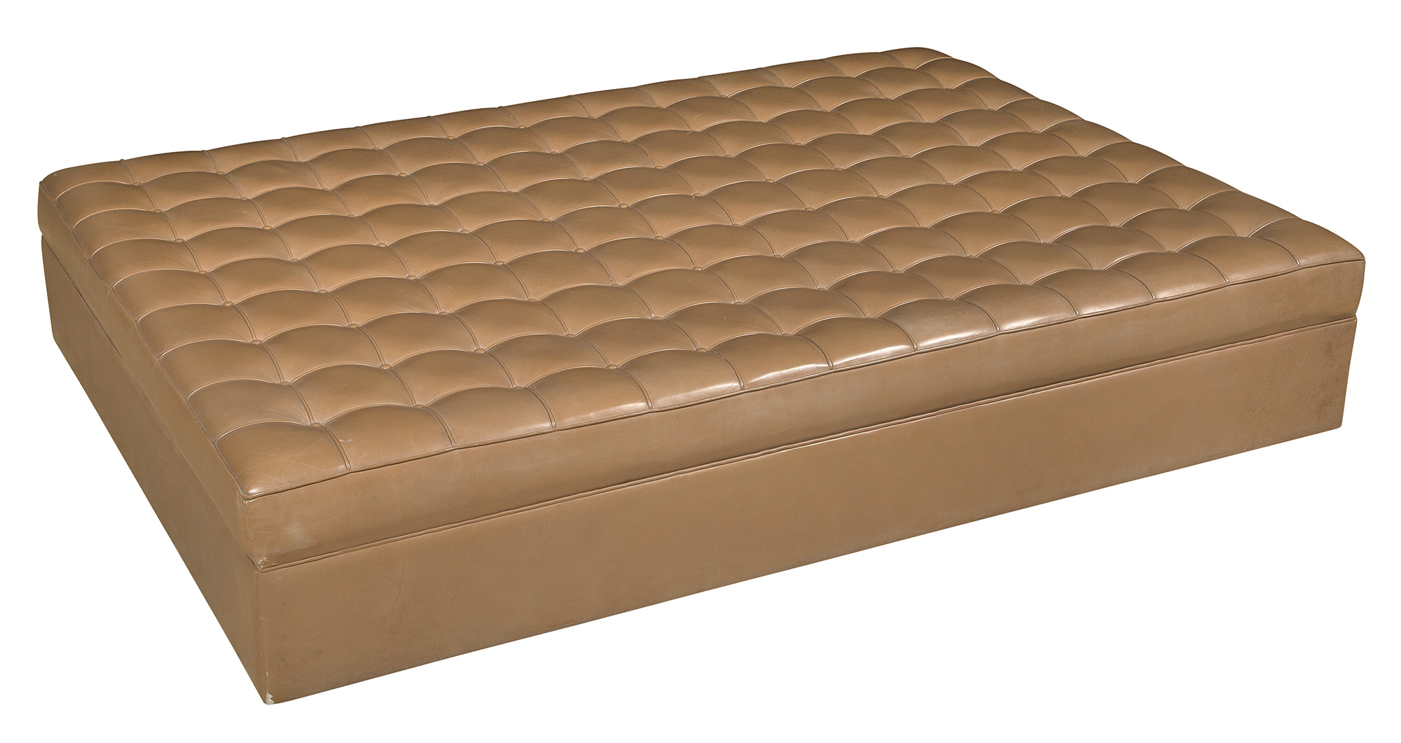 Lot image - Ward Bennett Leather Day Bed