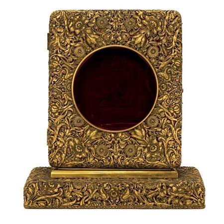 Lot image - Gilt-Bronze Clock Case