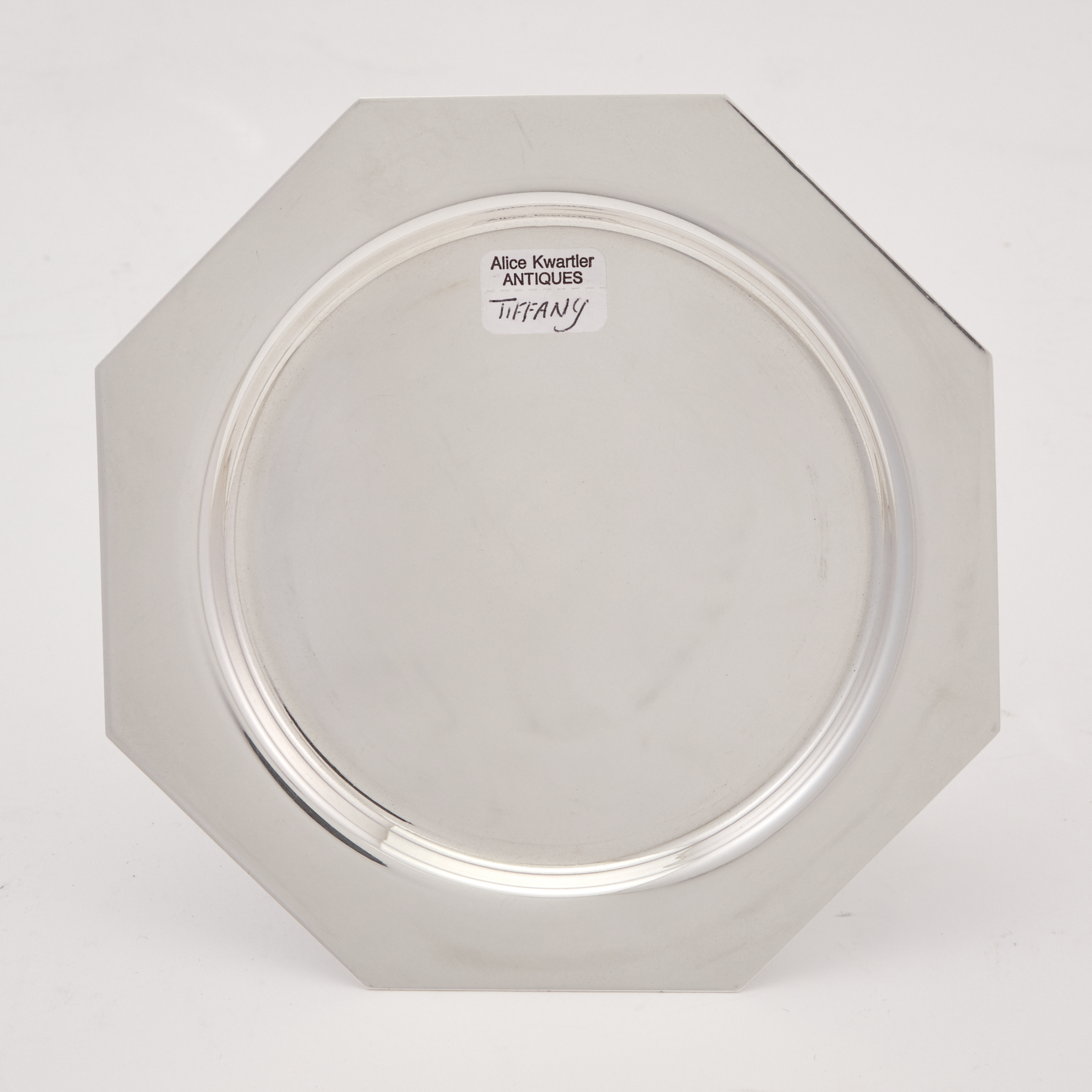 Lot image - Tiffany & Co. Sterling Silver Bottle Coaster