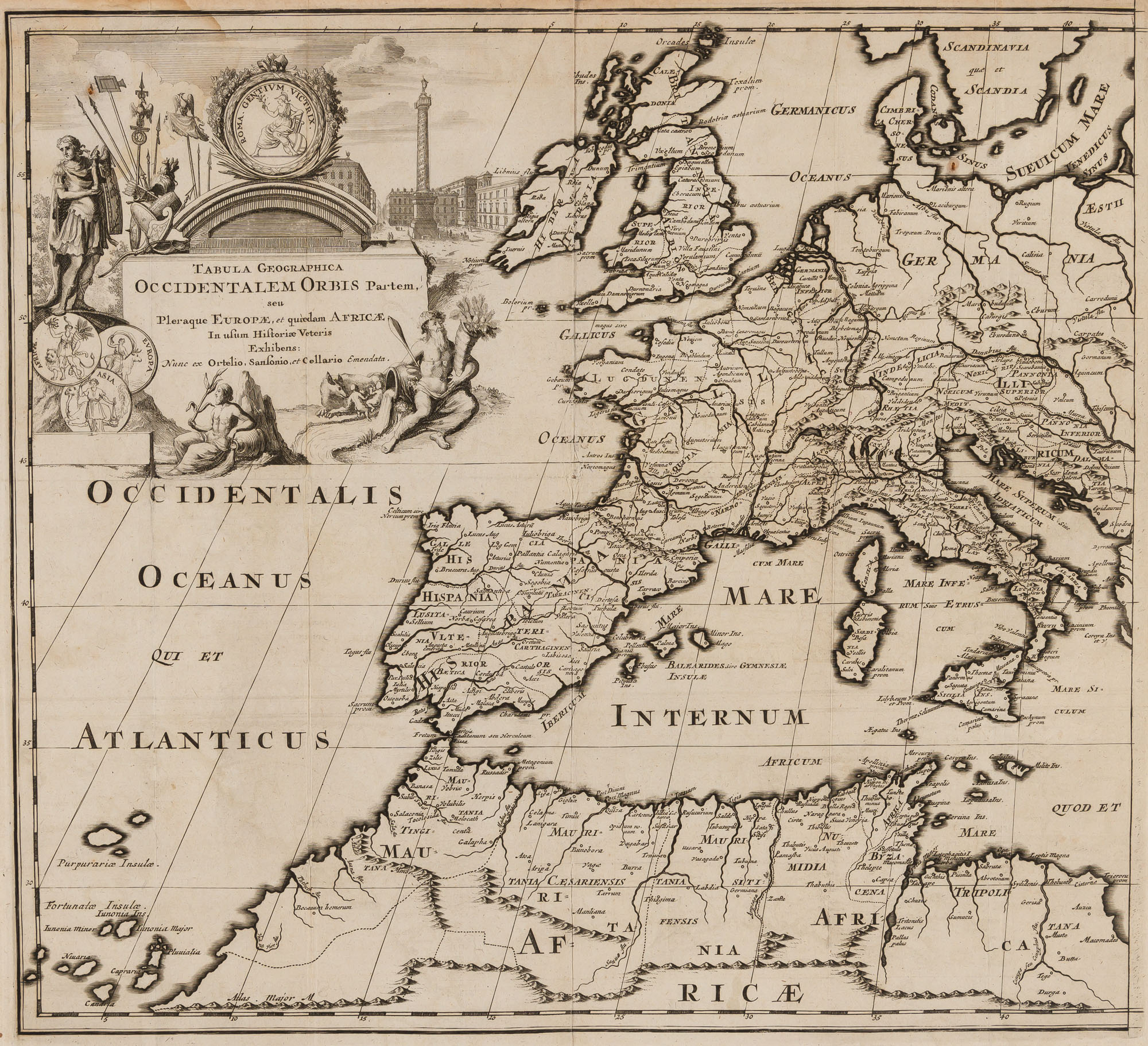 Lot image - [MAPS]  Group of approximately twenty-three miscellaneous maps of Europe, America and the West Indies, and others.