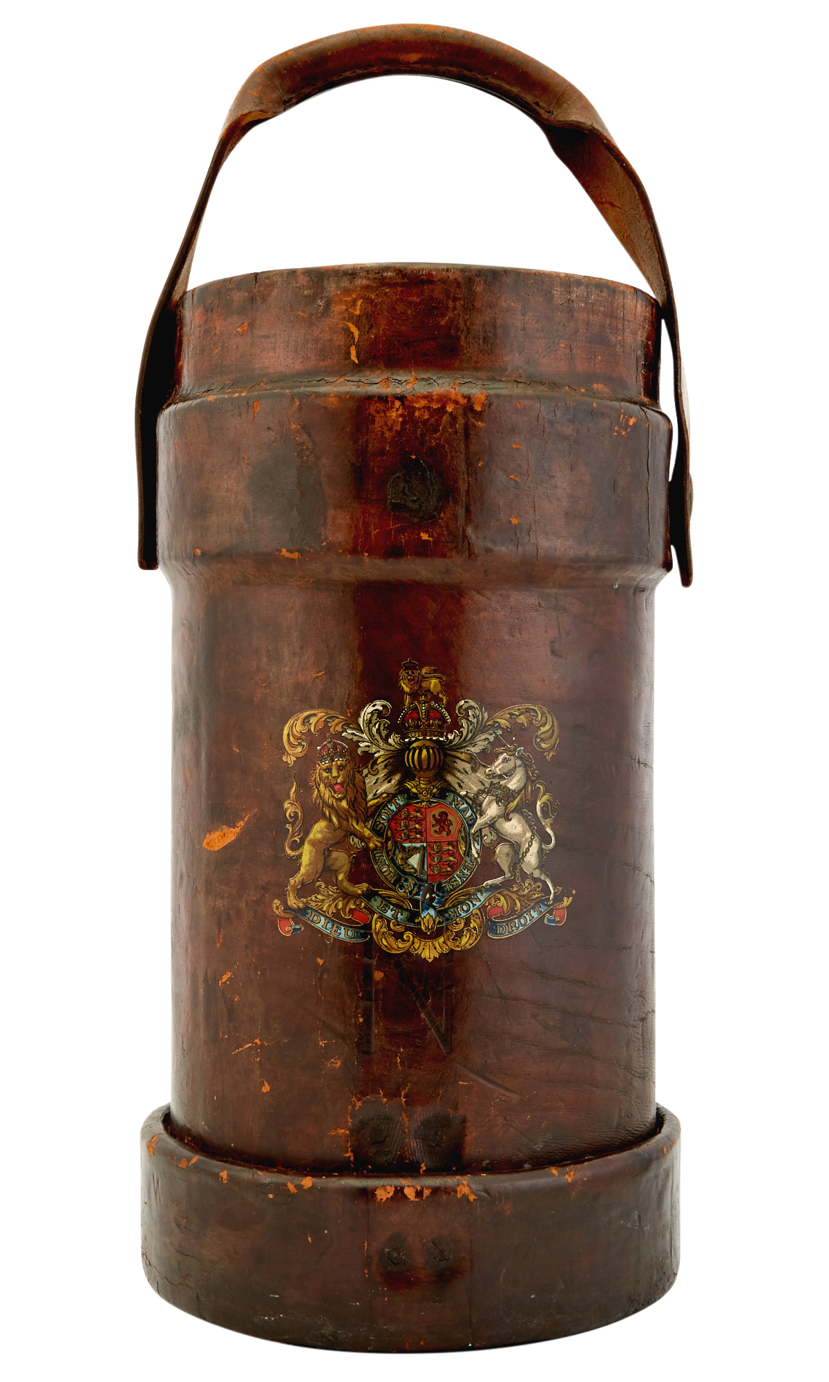 Lot image - English Leather Fire Bucket
