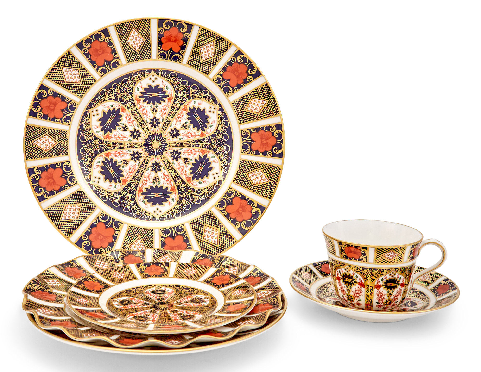 Lot image - Royal Crown Derby Old Imari