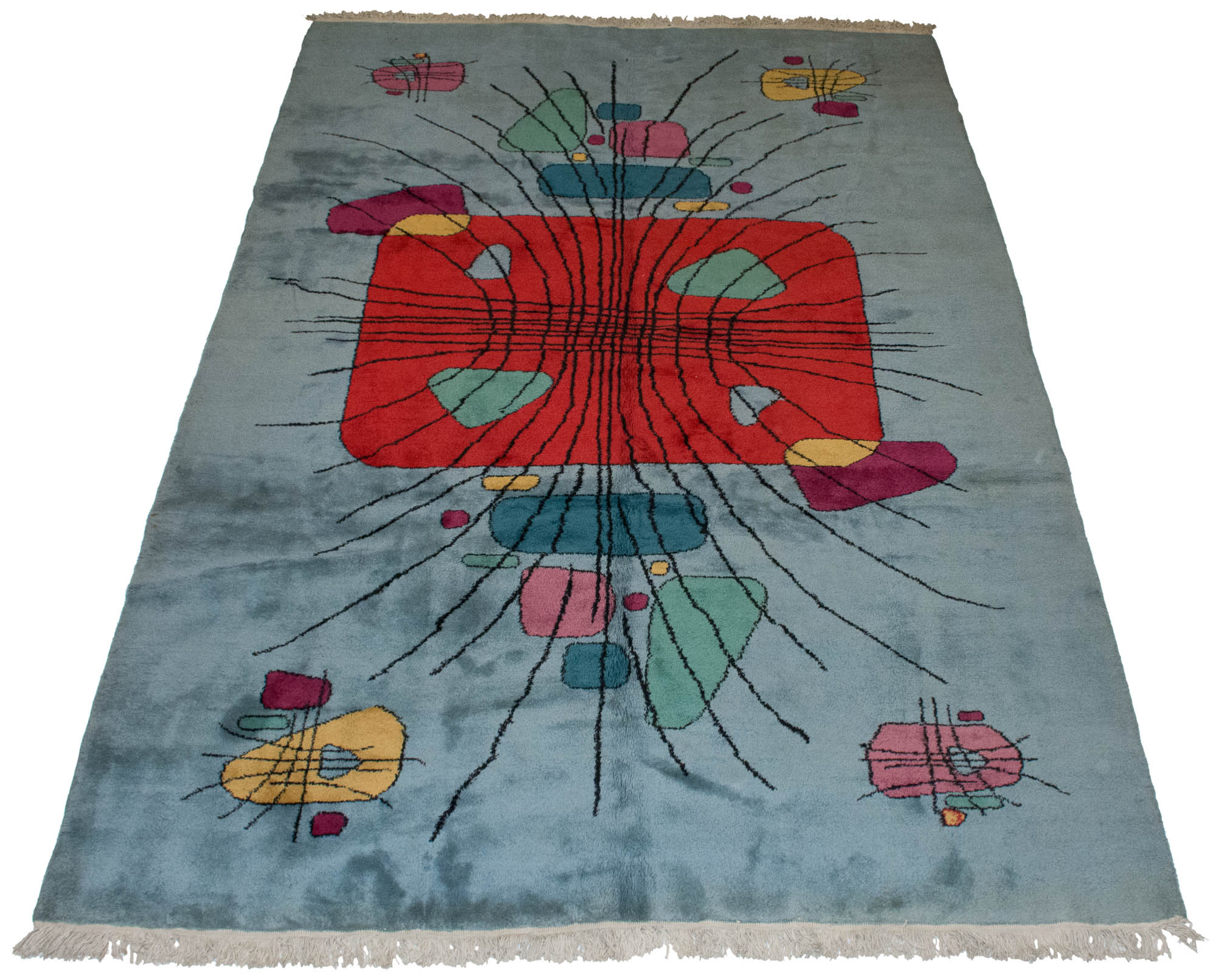 Lot image - Zeki Muren Art Deco Carpet