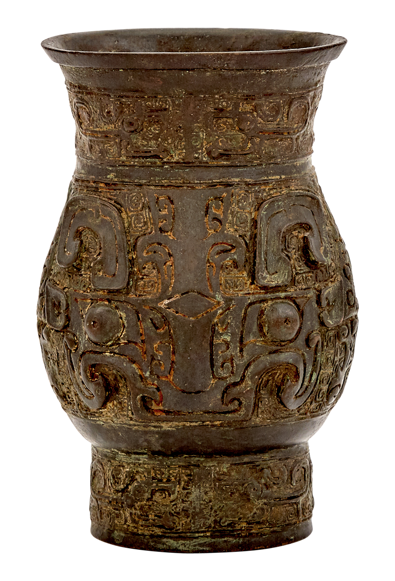 Lot image - Chinese Archaistic Bronze Vase