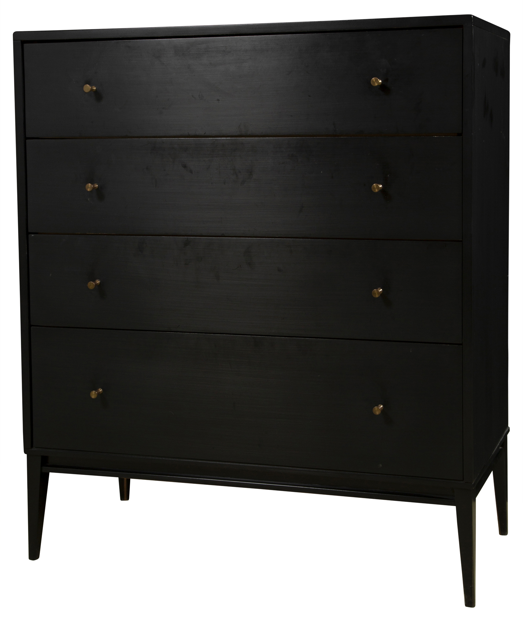 Lot image - Ebonized Paul McCobb Planner Group Chest of Drawers