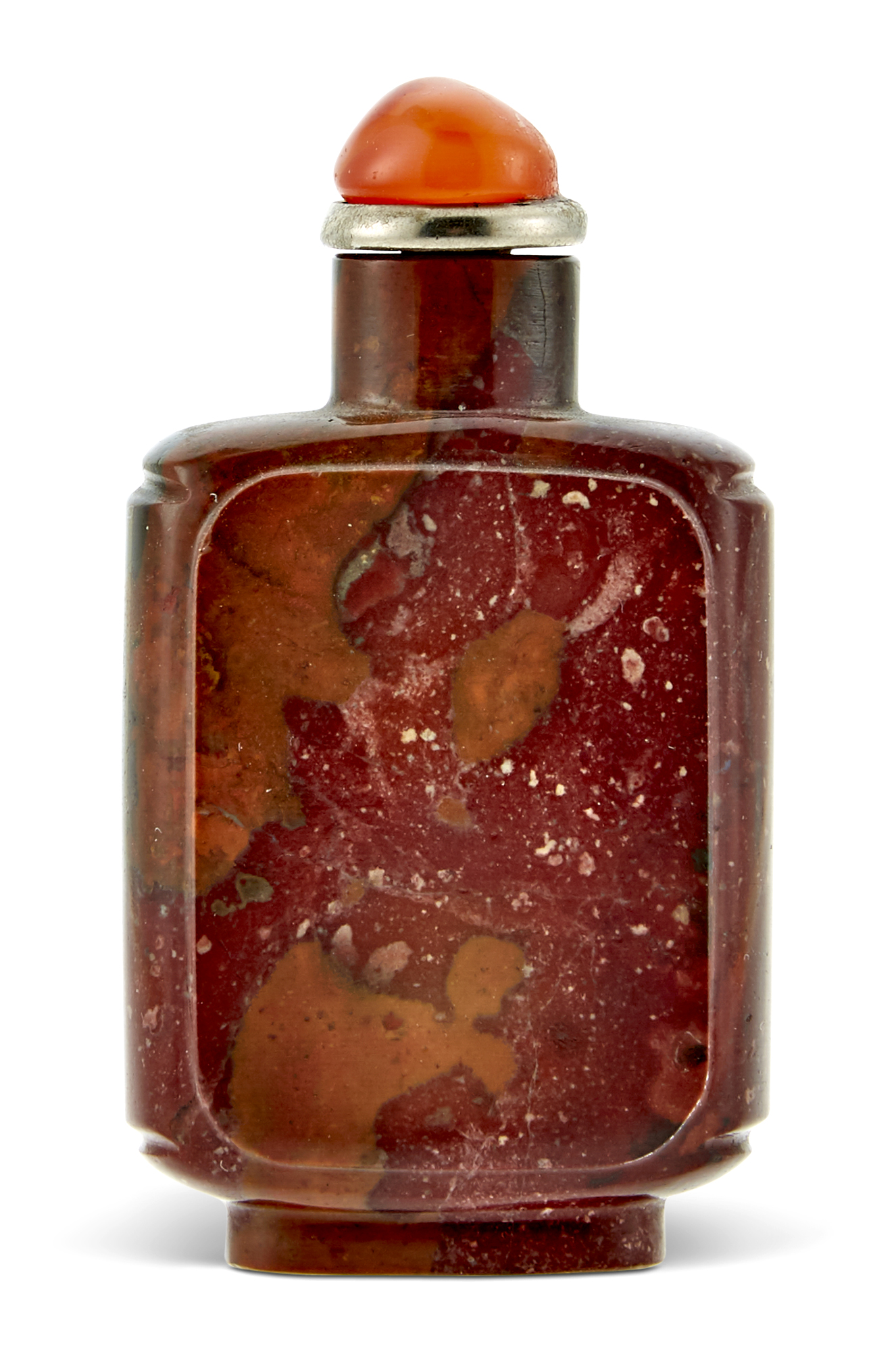 Lot image - A Chinese Jasper Snuff Bottle