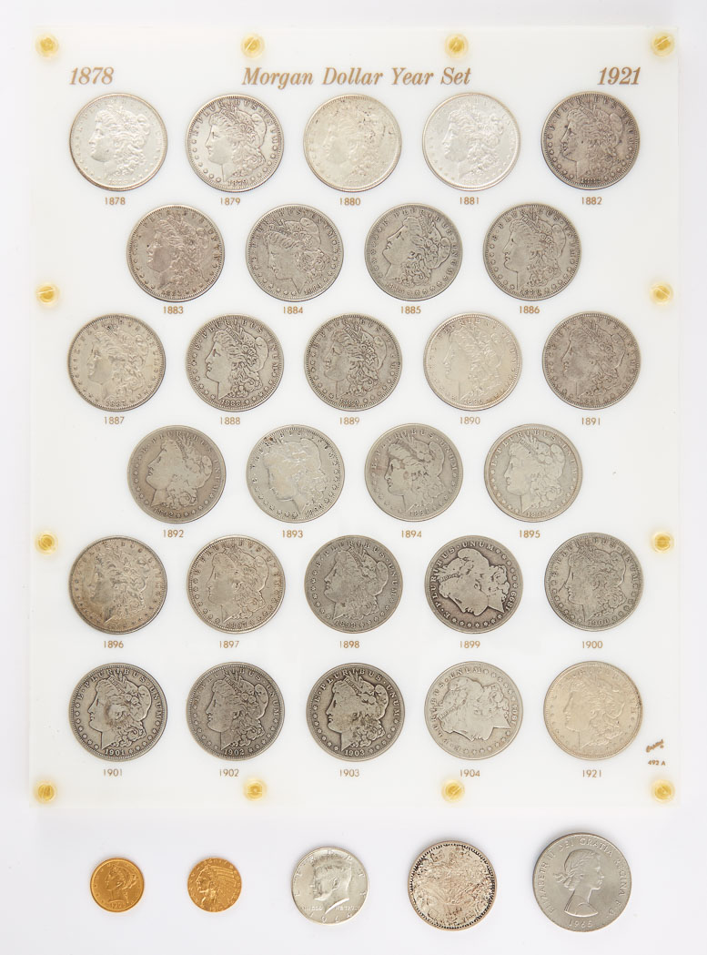 Lot image - United States Gold and Silver Coins