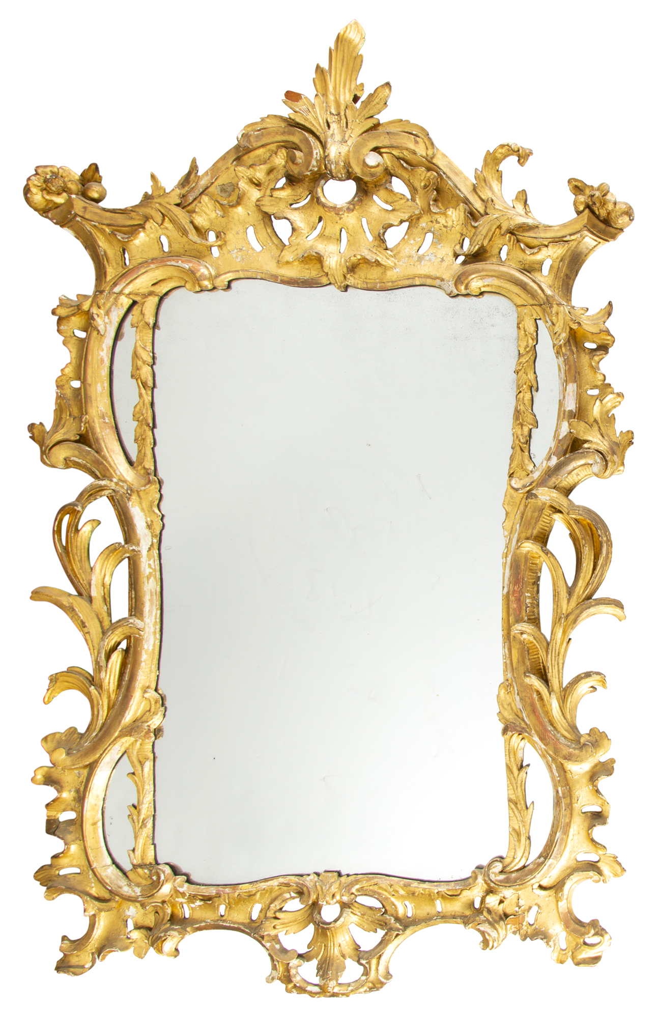 Lot image - George III Giltwood Mirror