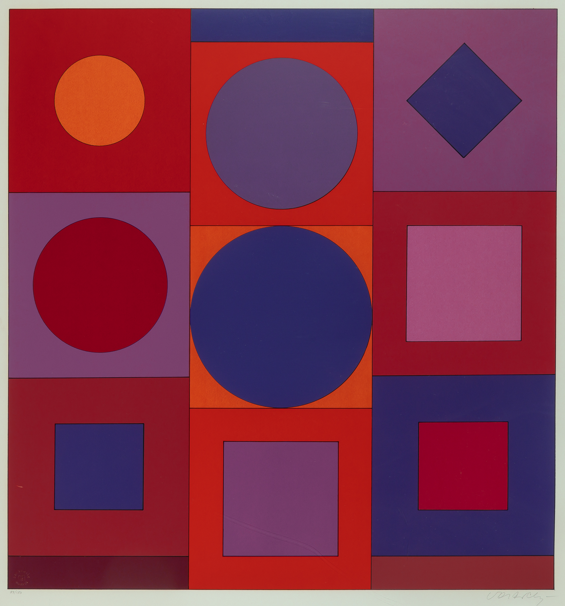 Lot image - Victor Vasarely (1906-1997)