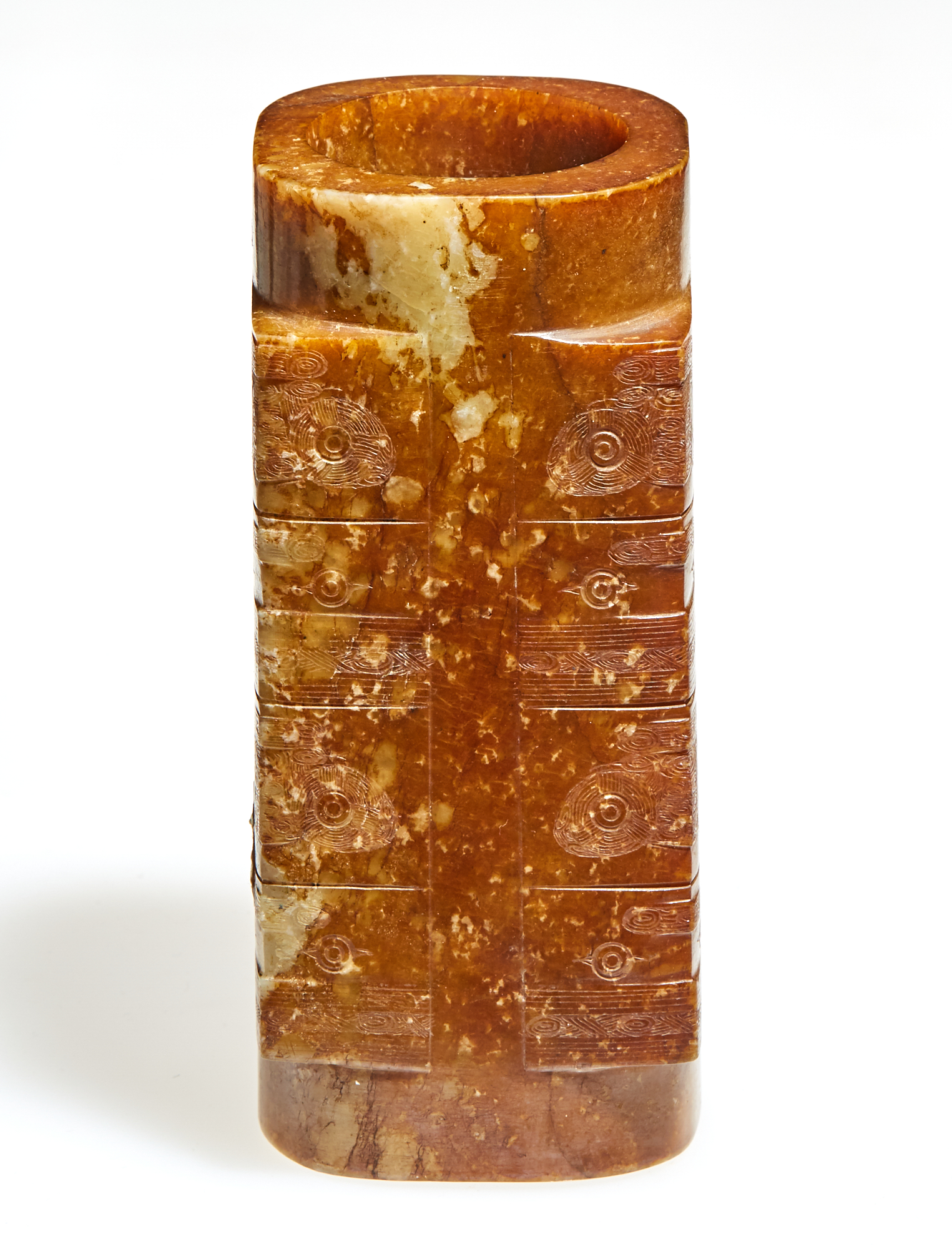 Lot image - A Chinese Jade Cong