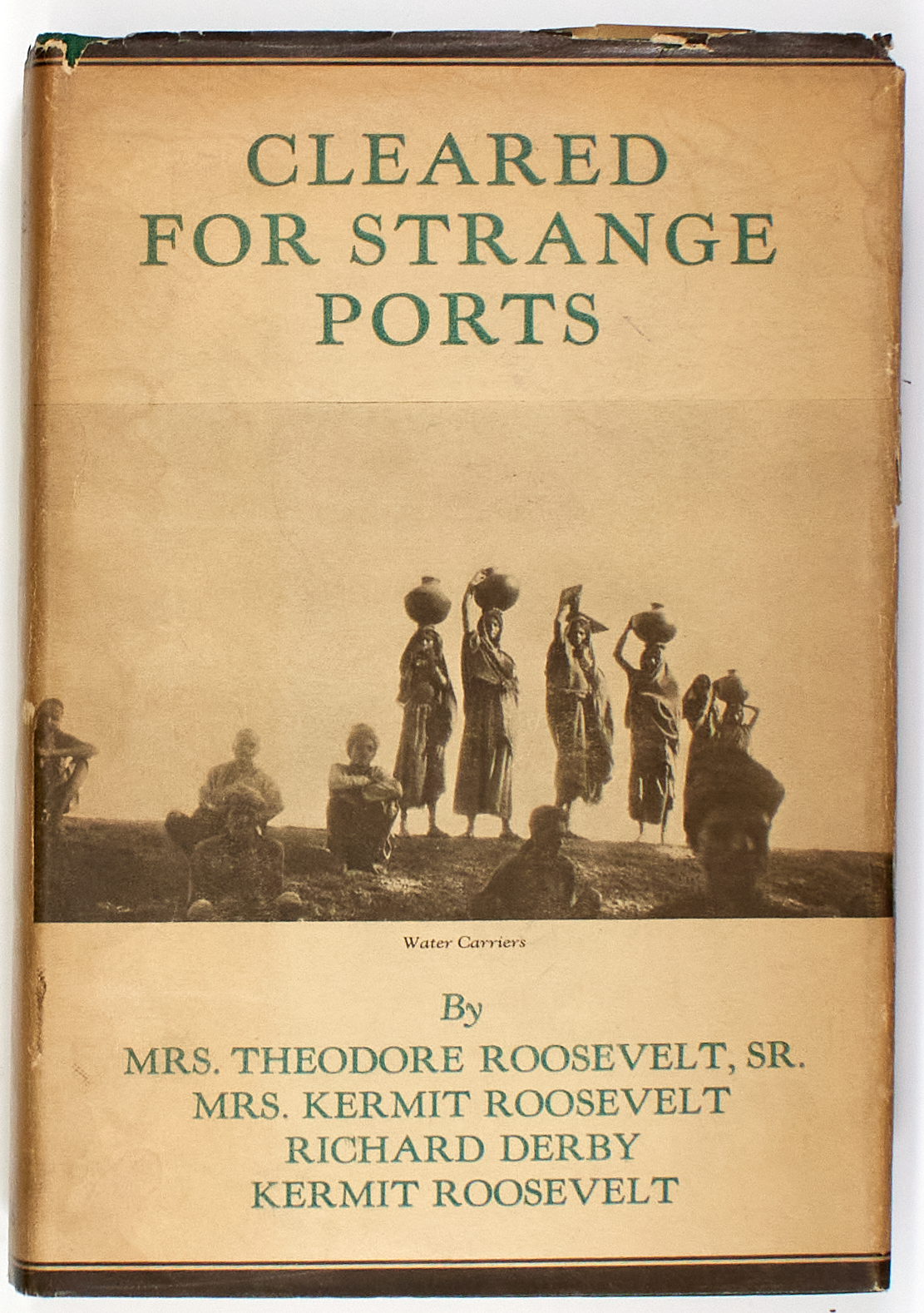 Lot image - [ROOSEVELT, THEODORE]  ROOSEVELT, THEODORE, Mrs.; ROOSEVELT, BELLE; ROOSEVELT, KERMIT & OTHERS]. Cleared for Strange Ports.