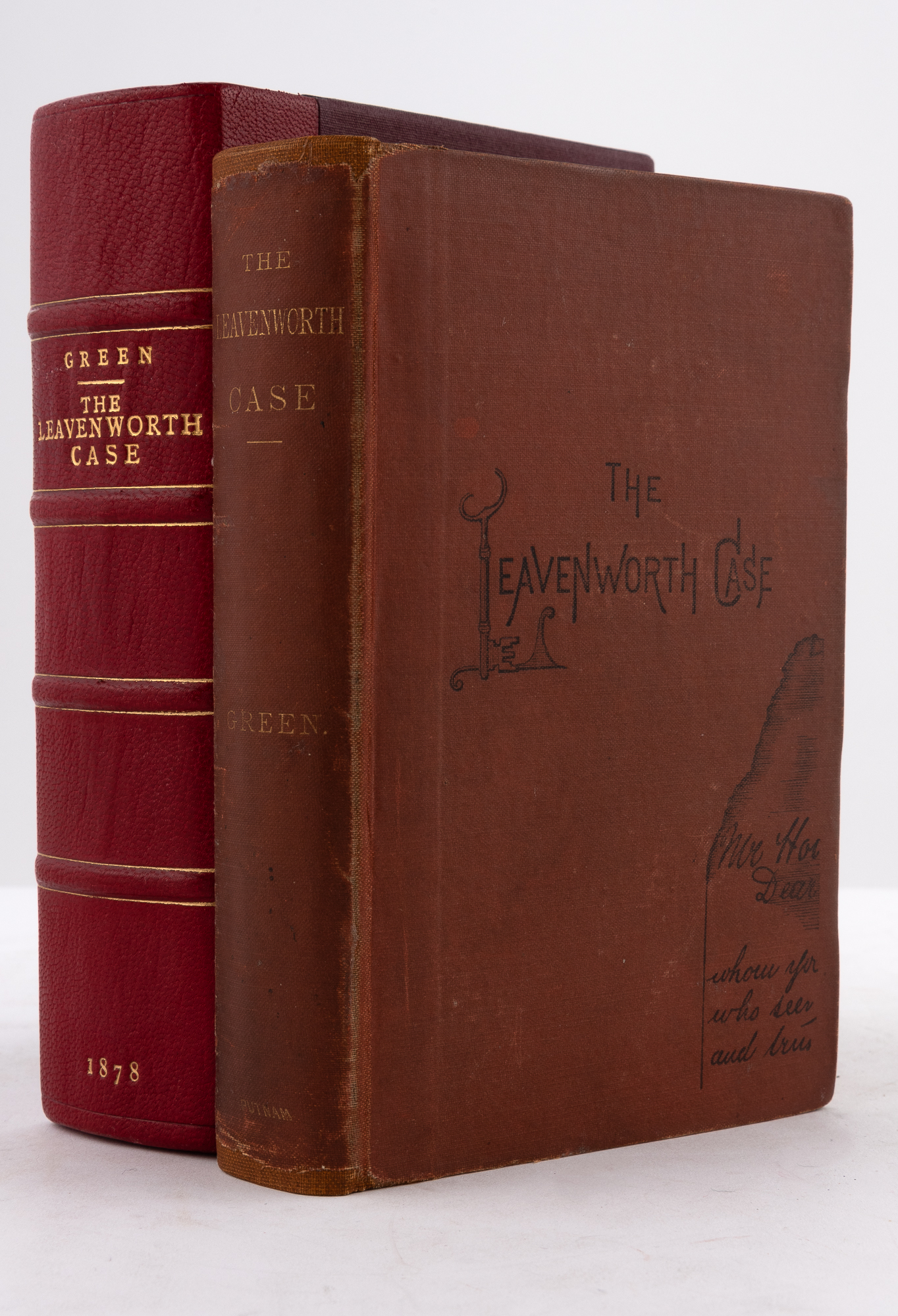 Lot image - GREEN, ANNA KATHARINE  The Leavenworth Case: A Lawyers Story.