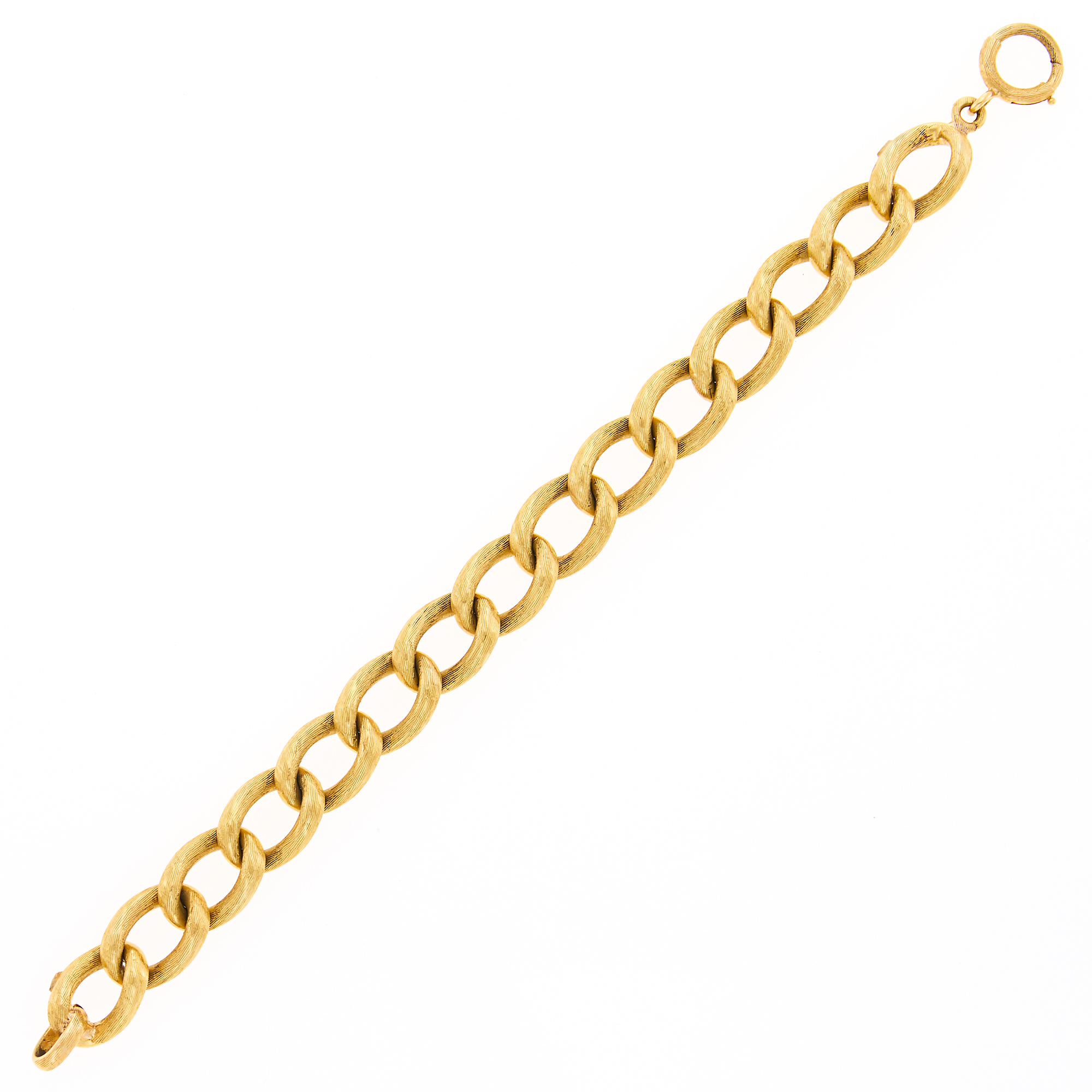 Lot image - Gold Curb Link Bracelet