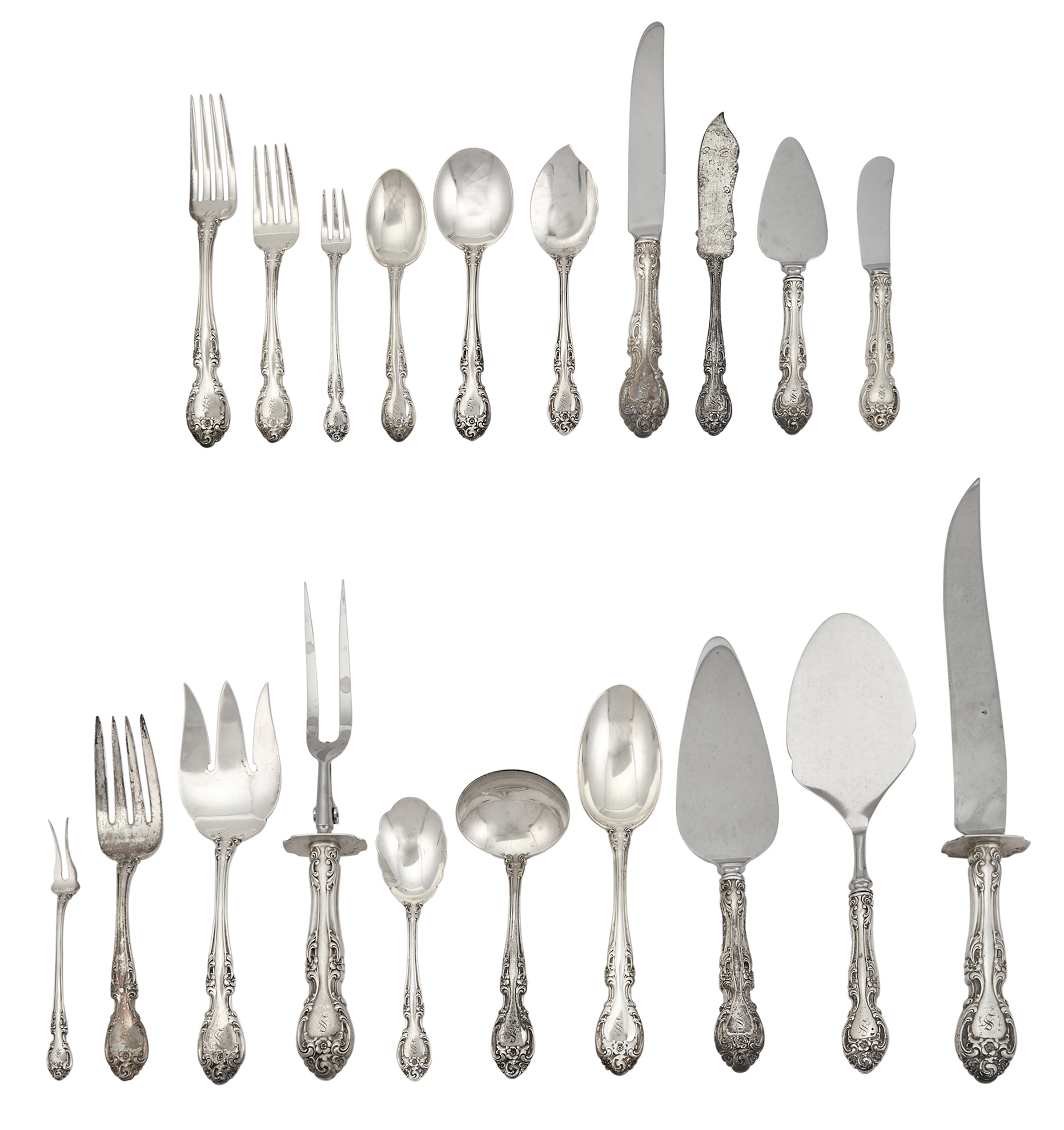 Lot image - Gorham Sterling Silver Melrose