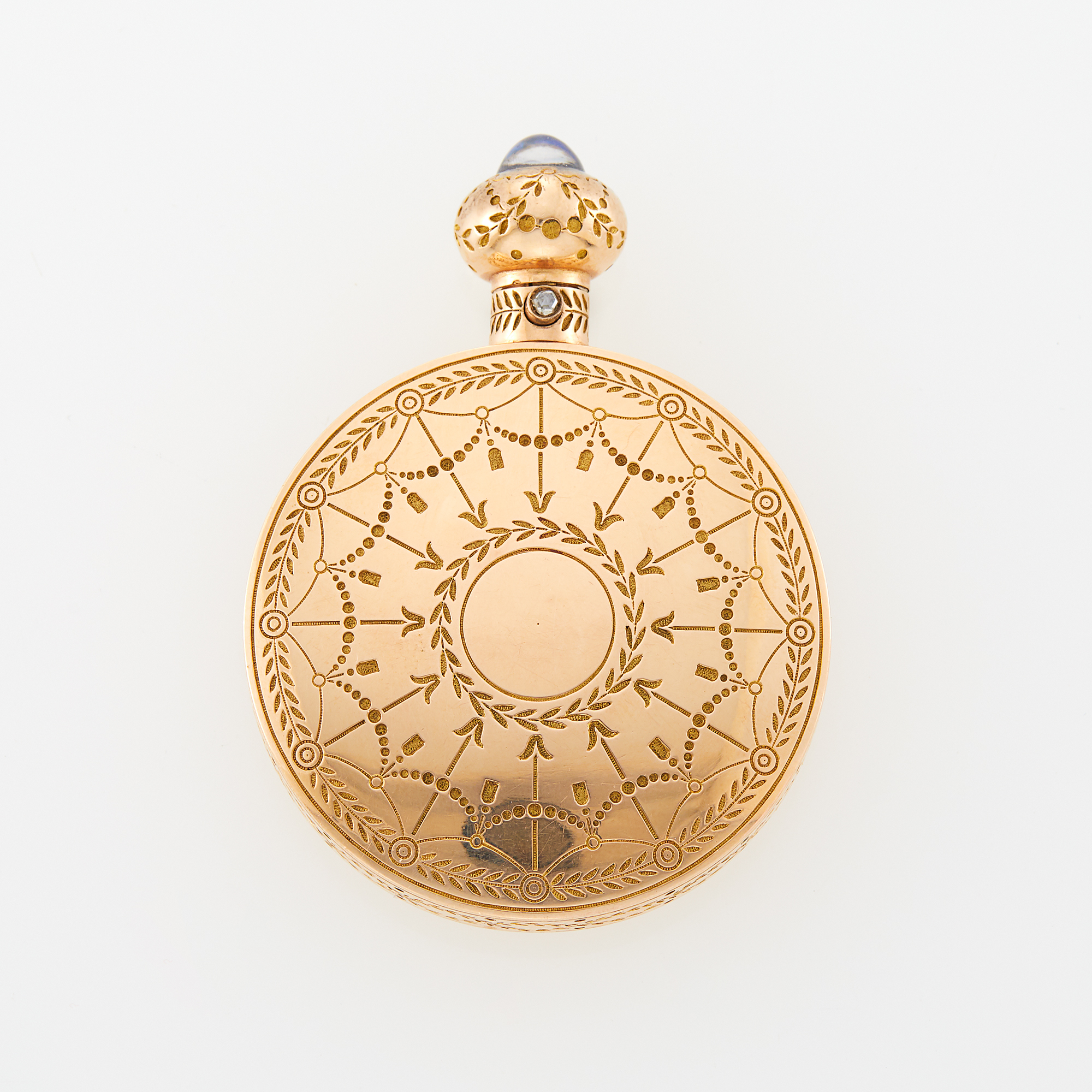 Lot image - Fabergé Gold Scent Flask